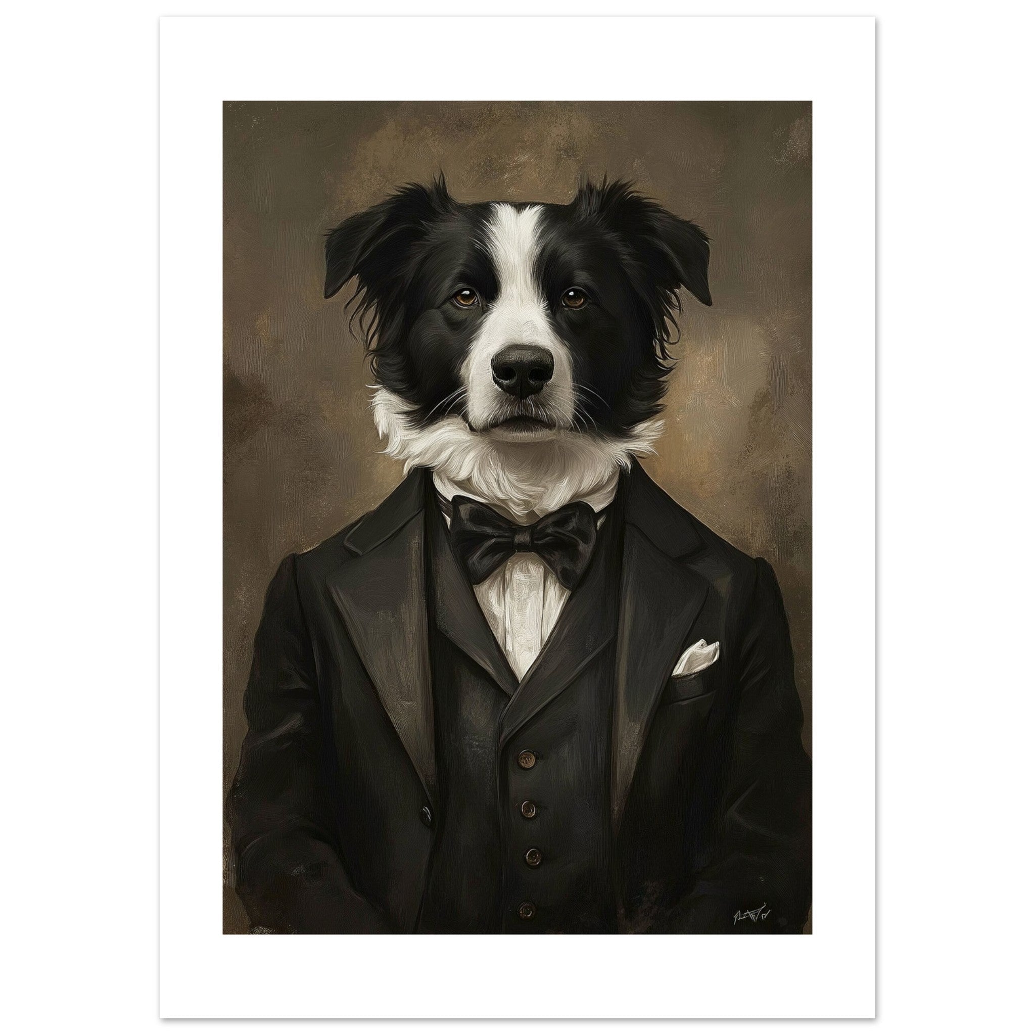 Border Collie Poster / Border Collie Art Work / Border Collie Print