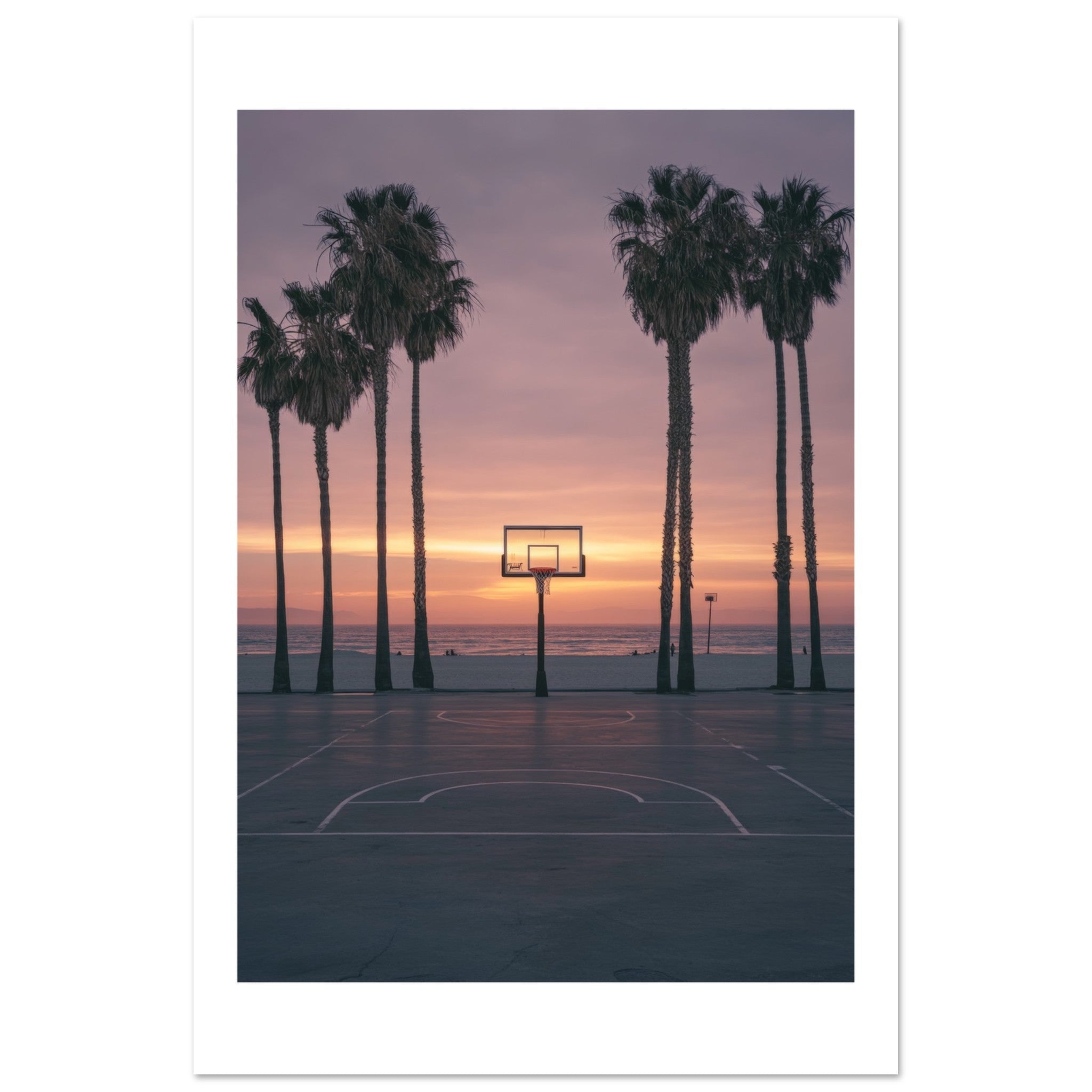Basketball Court in Venice Beach California 1