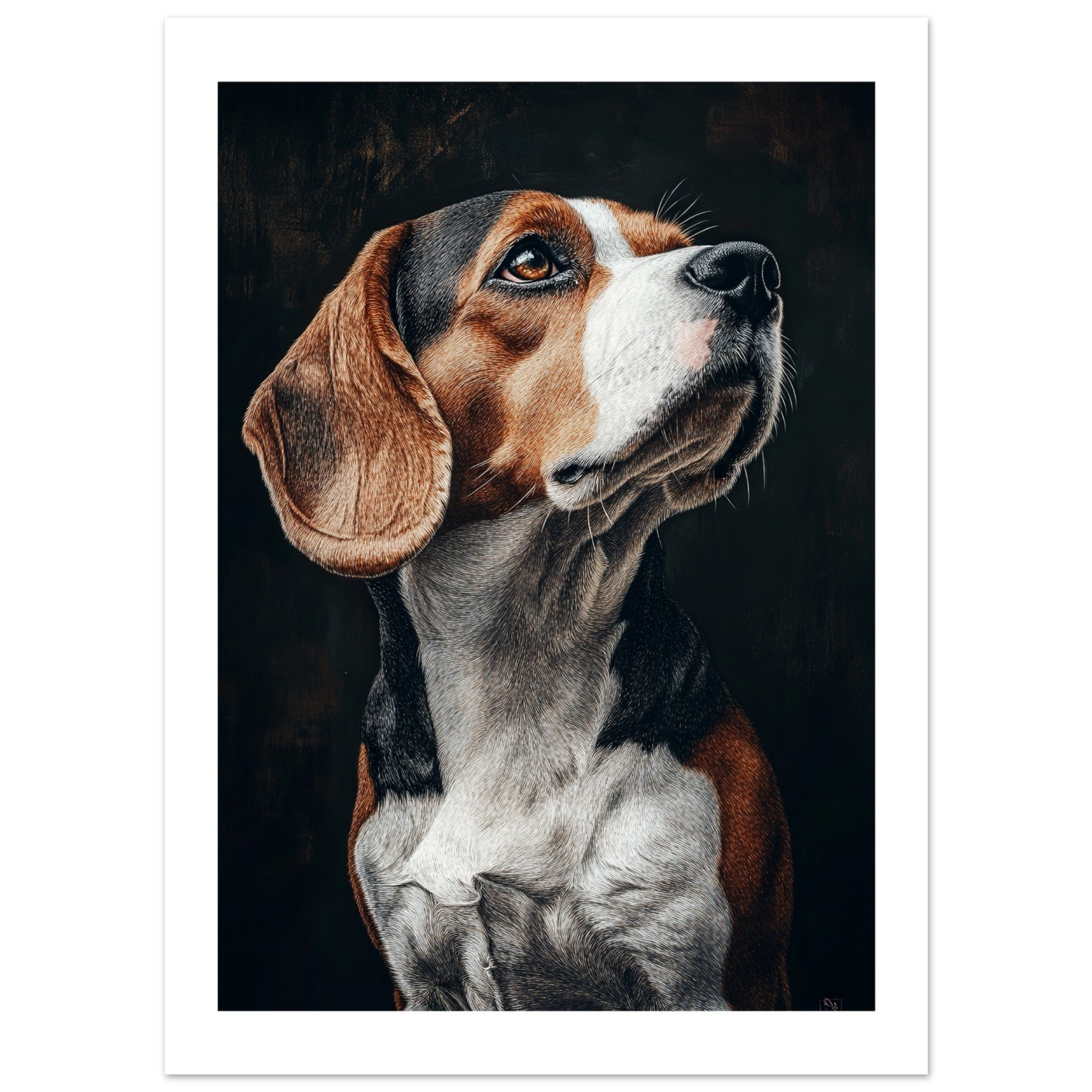Beagle poster / Beagle Art Work / Beagle Print