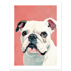 Bulldog Poster / Bulldog Art Work / Bulldog Print