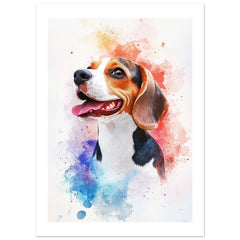 Beagle poster / Beagle Art Work / Beagle Print