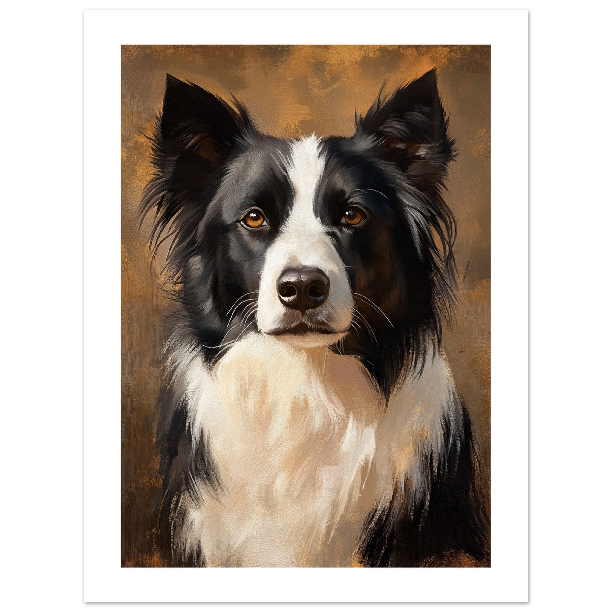 Border Collie Poster / Border Collie Art Work / Border Collie Print