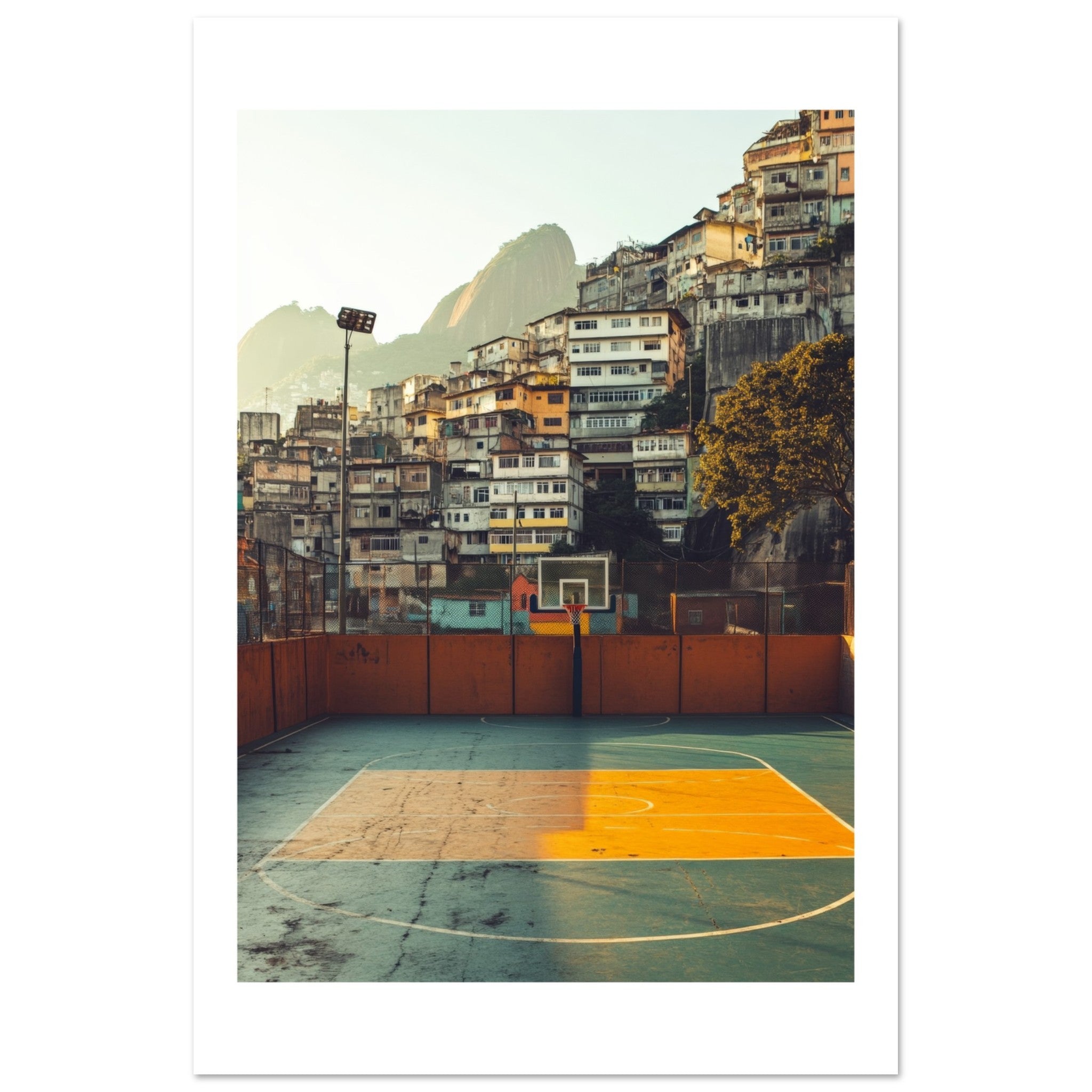 Basketball Court in Favela Rio de Janeiro 3