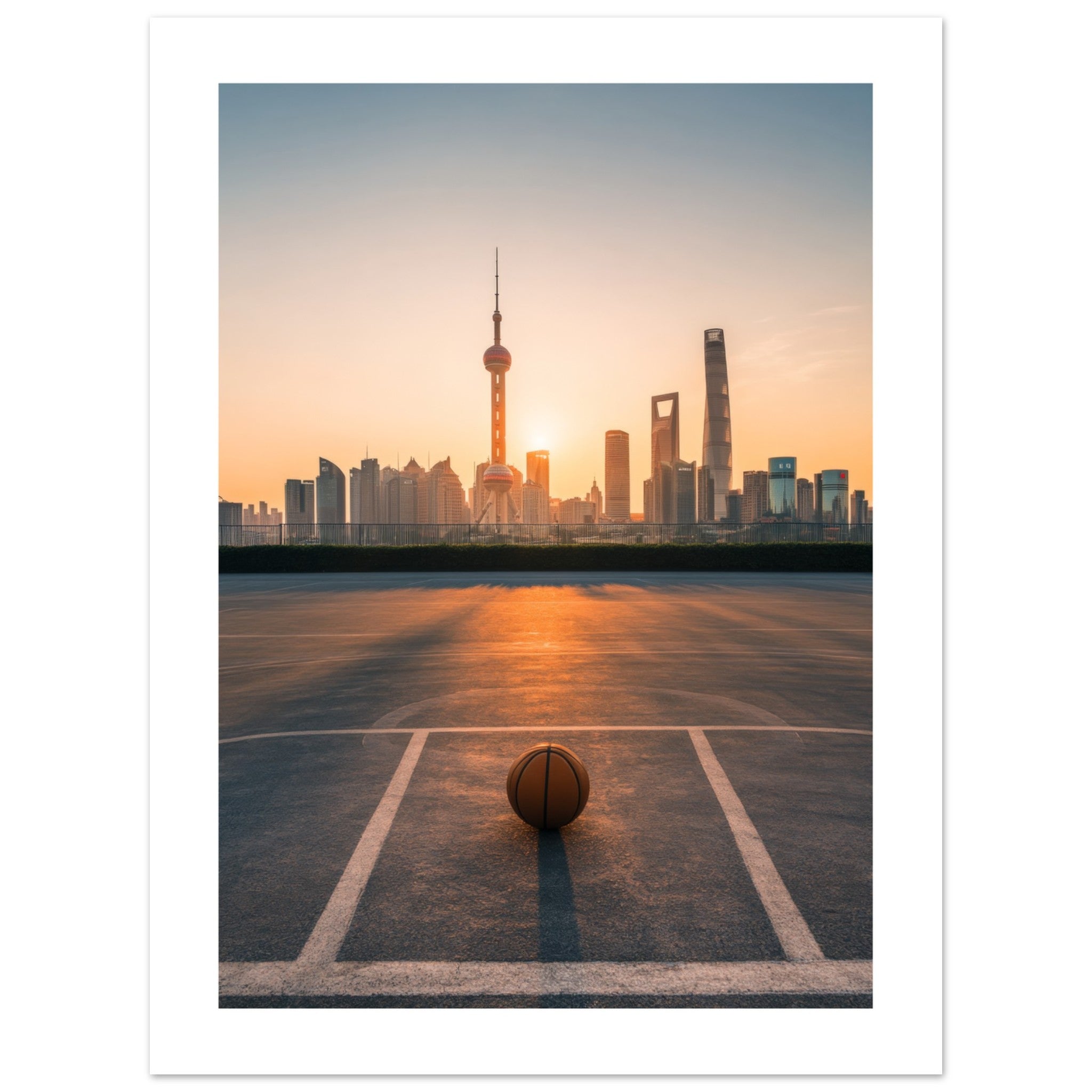 Basketball Court in Shanghai China