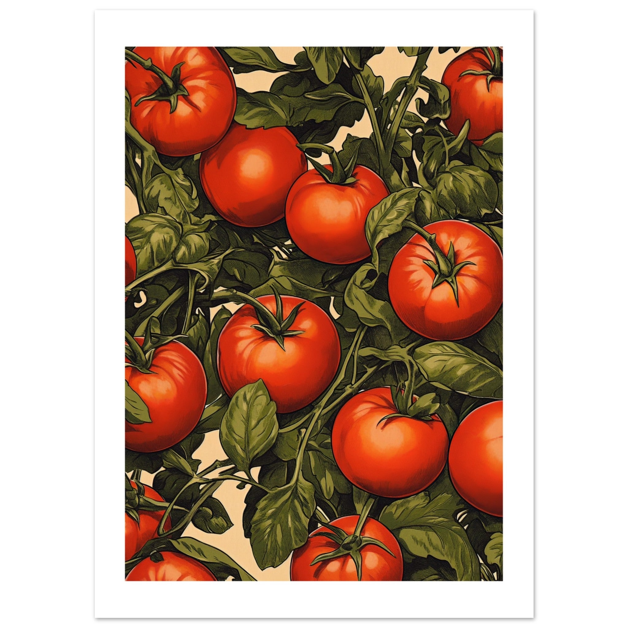 A pattern of Tomatos
