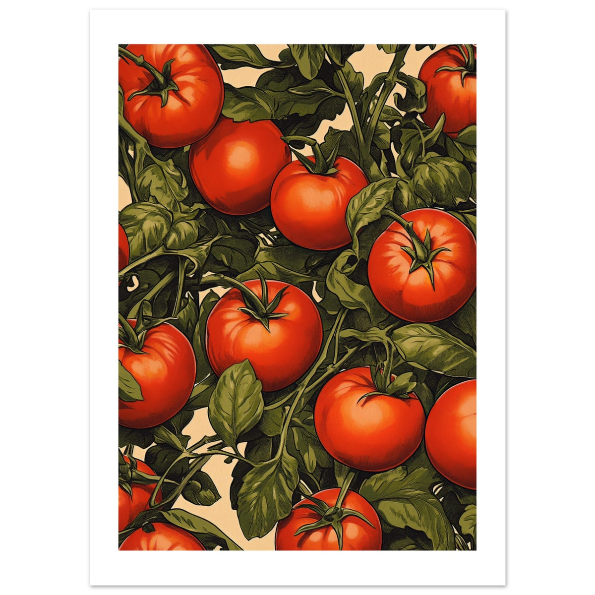 A pattern of Tomatos
