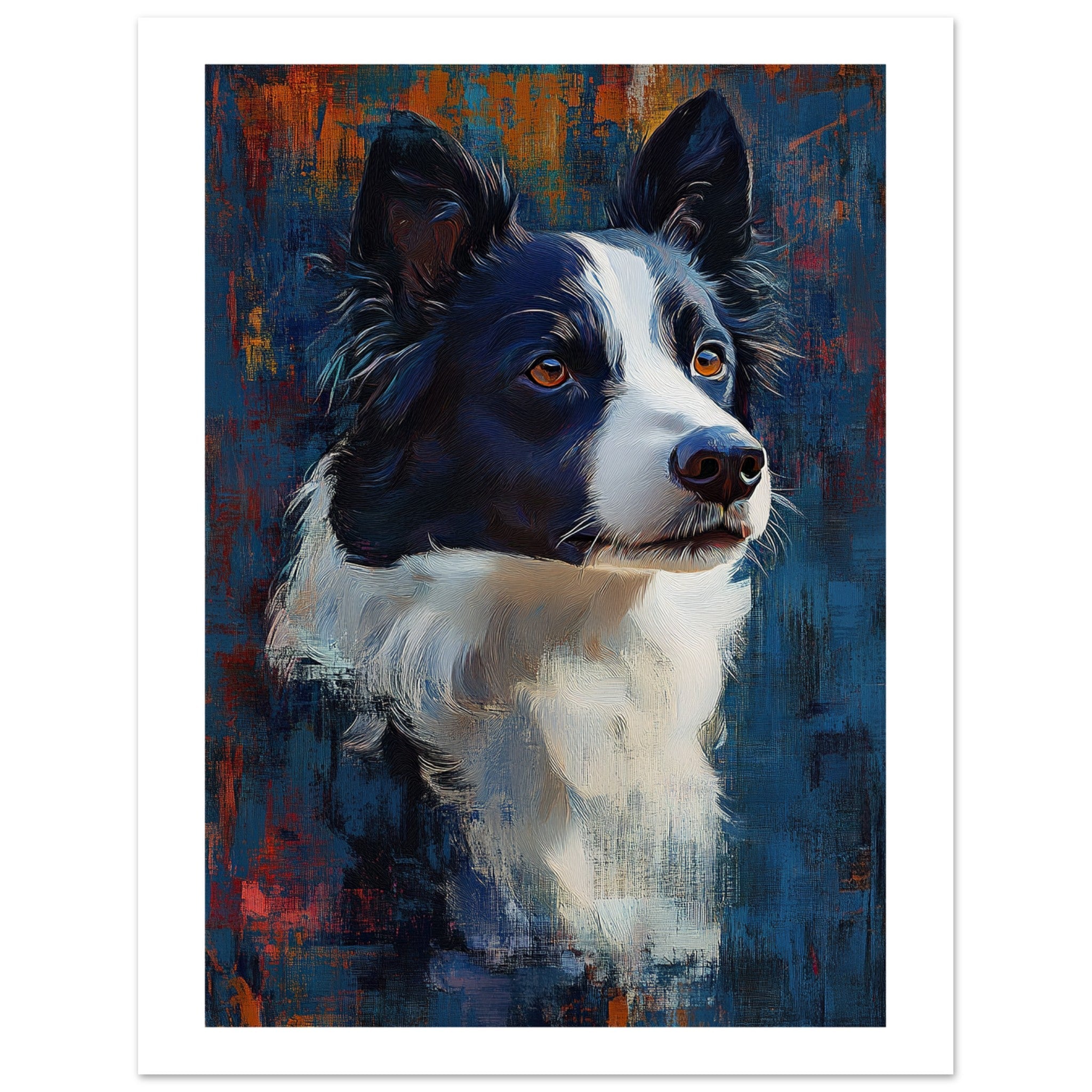 Border Collie Poster / Border Collie Art Work / Border Collie Print