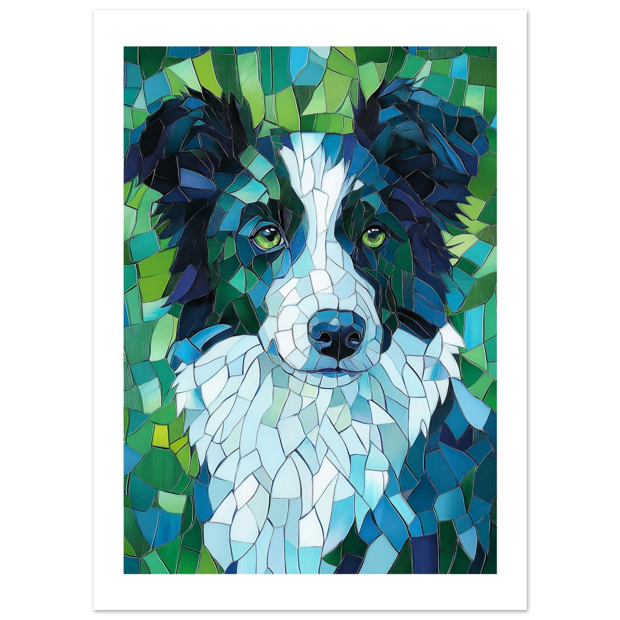 Border Collie Poster / Border Collie Art Work / Border Collie Print