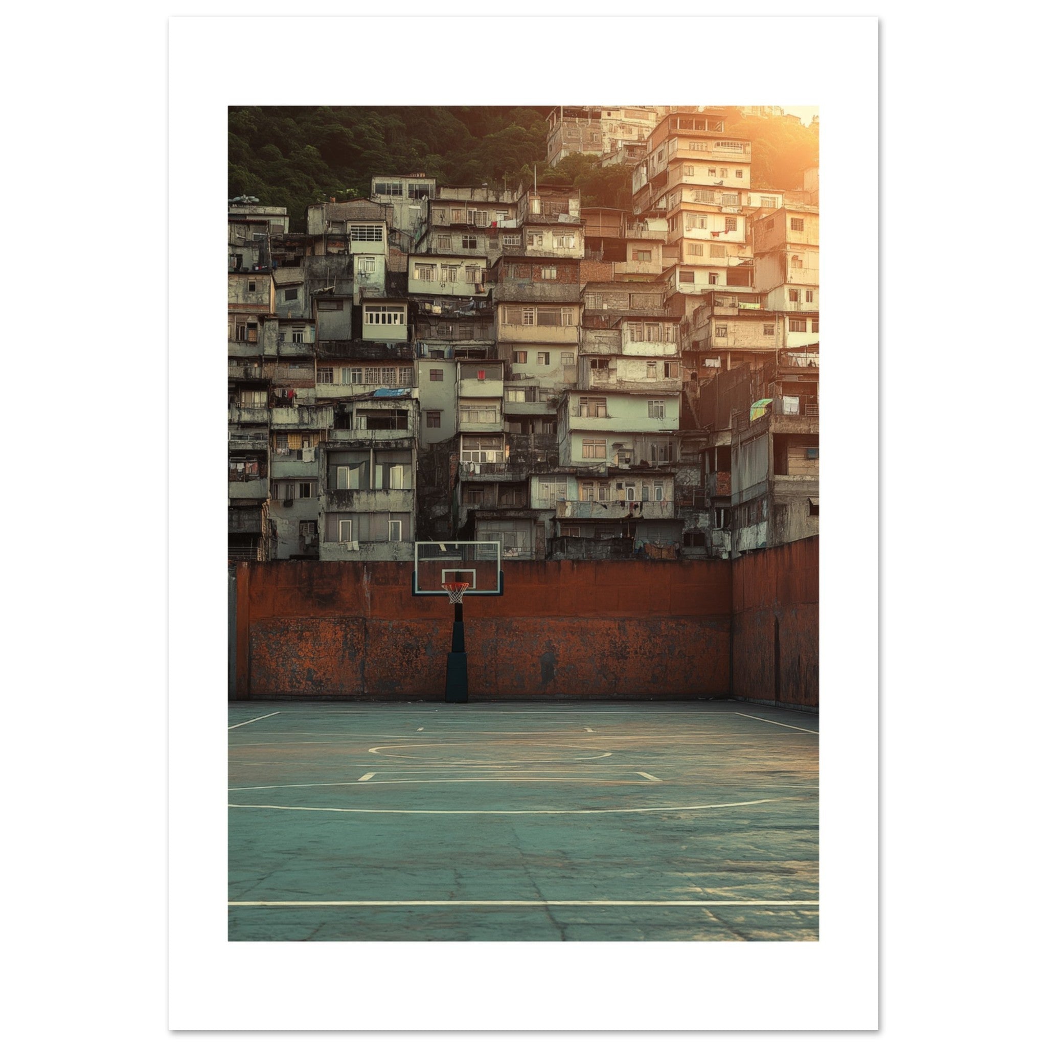 Basketball Court in Favela Rio de Janeiro 4