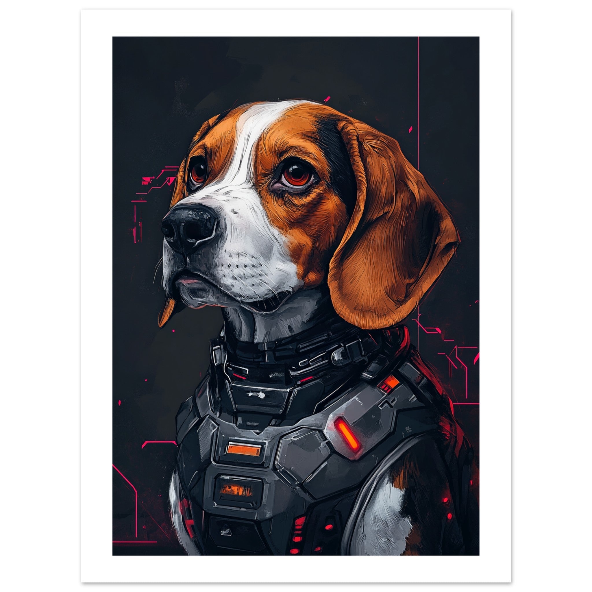 Beagle poster / Beagle Art Work / Beagle Print