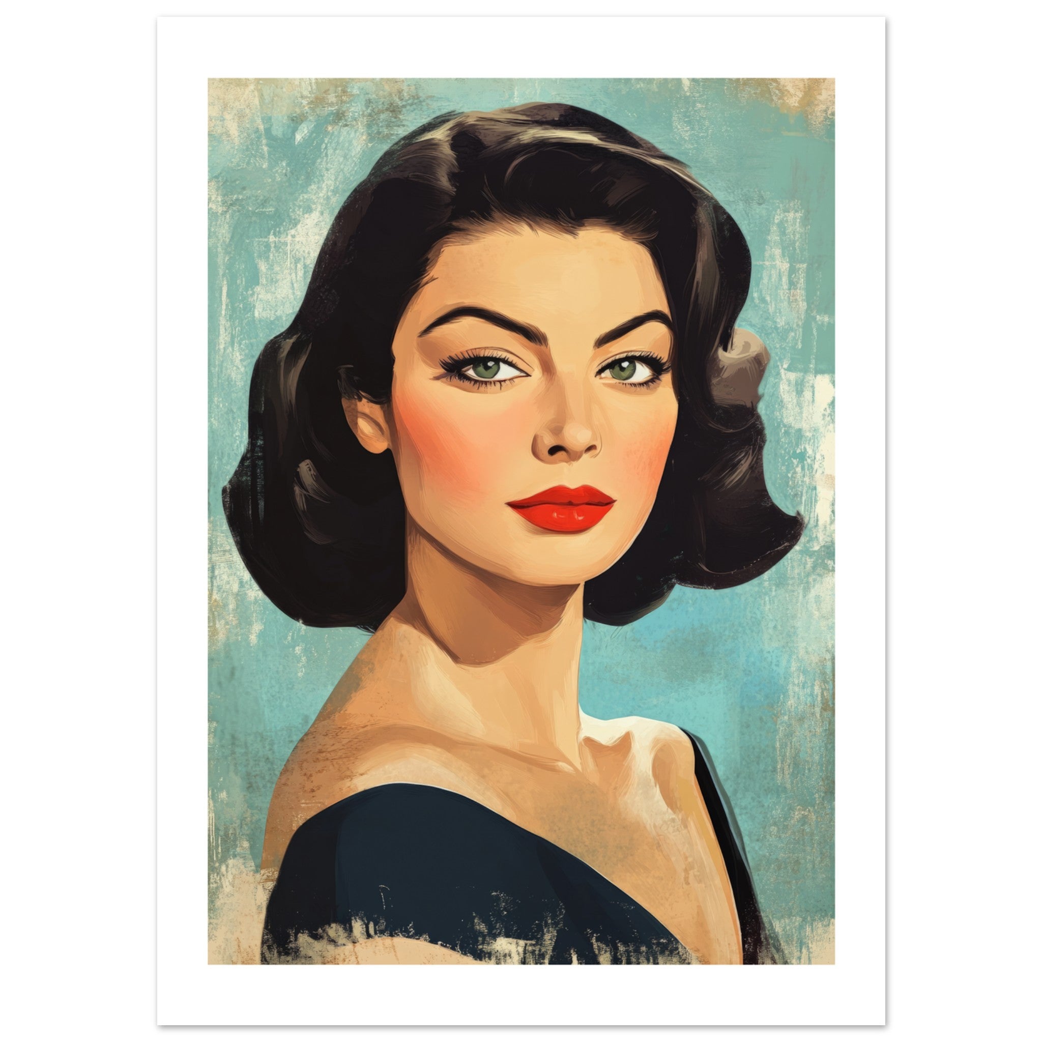 Ava Gardner Poster Art Print // Wall-Art Of Famous Ava Gardner