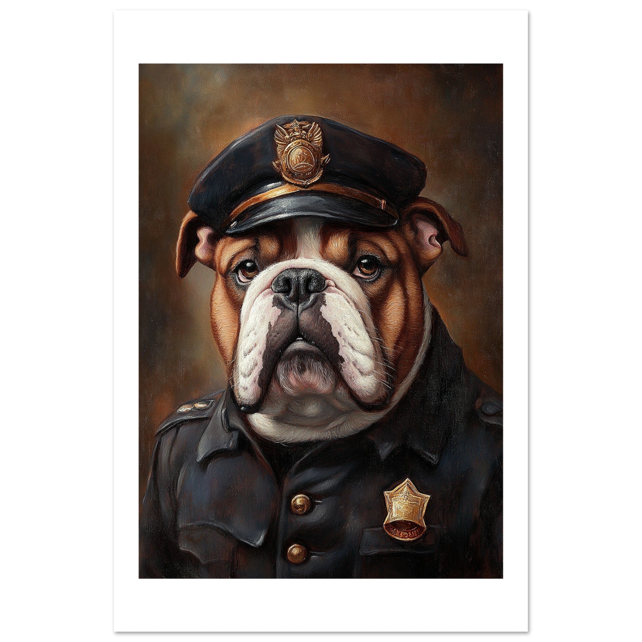 Bulldog Poster / Bulldog Art Work / Bulldog Print
