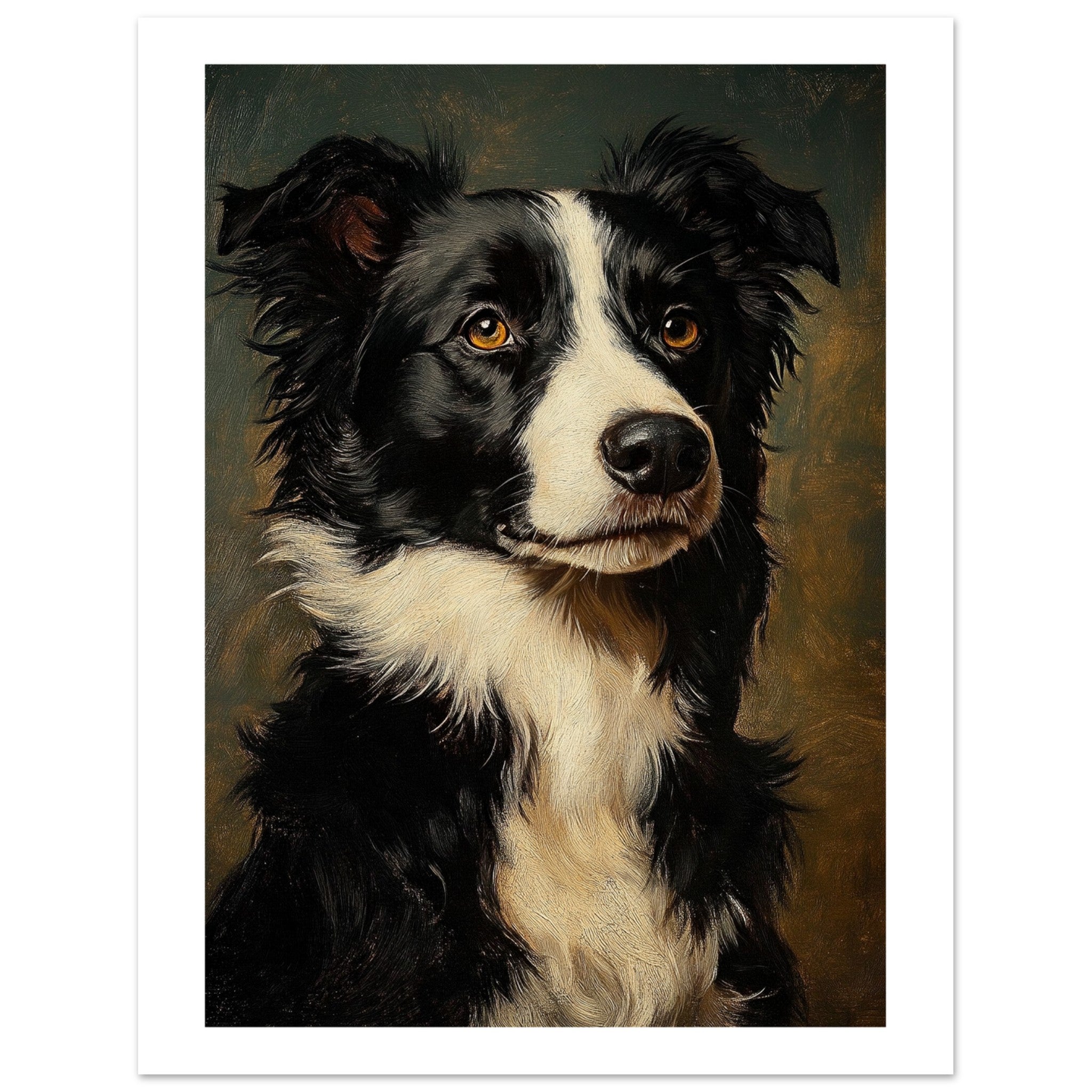 Border Collie Poster / Border Collie Art Work / Border Collie Print
