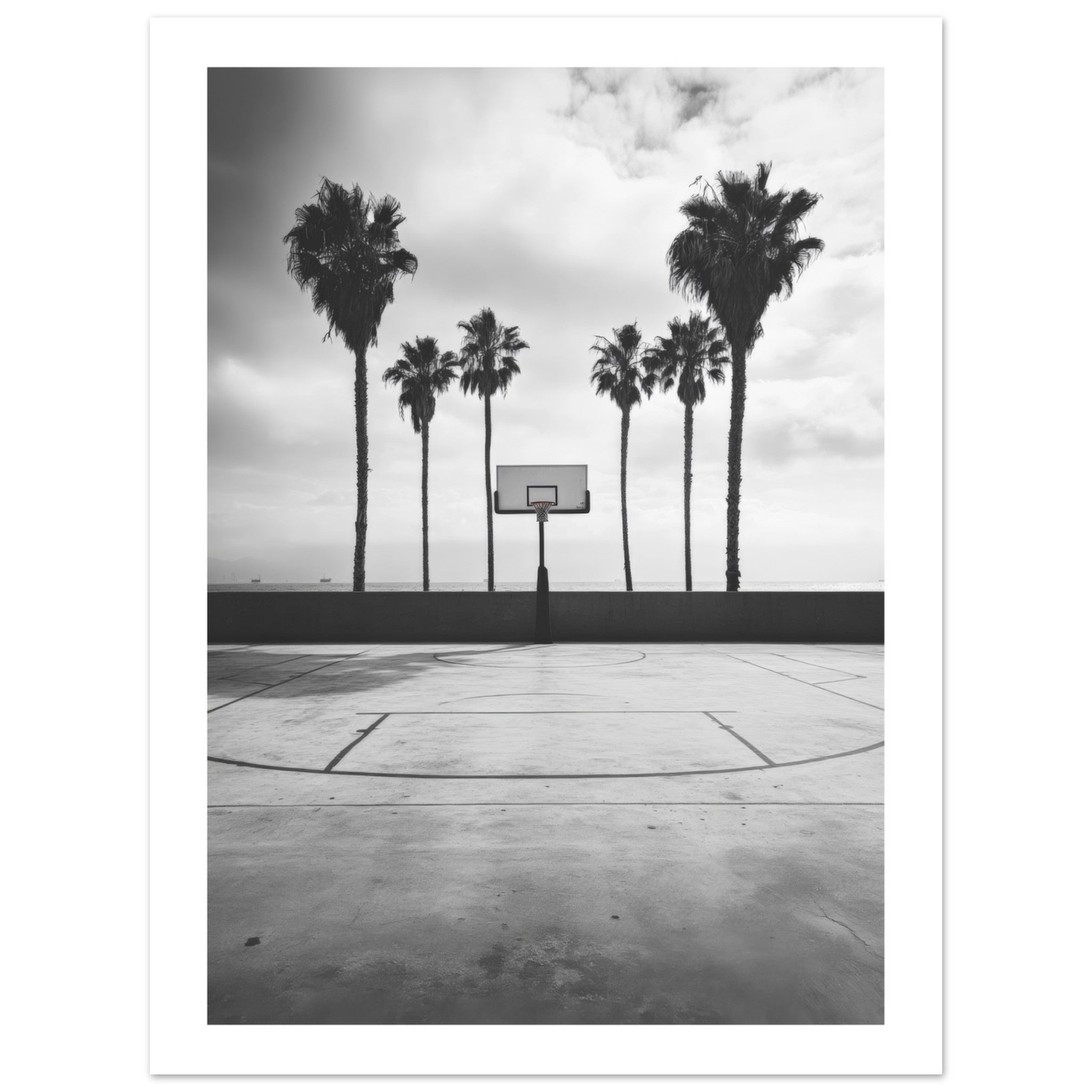 Basketball Court in Venice Beach California 3