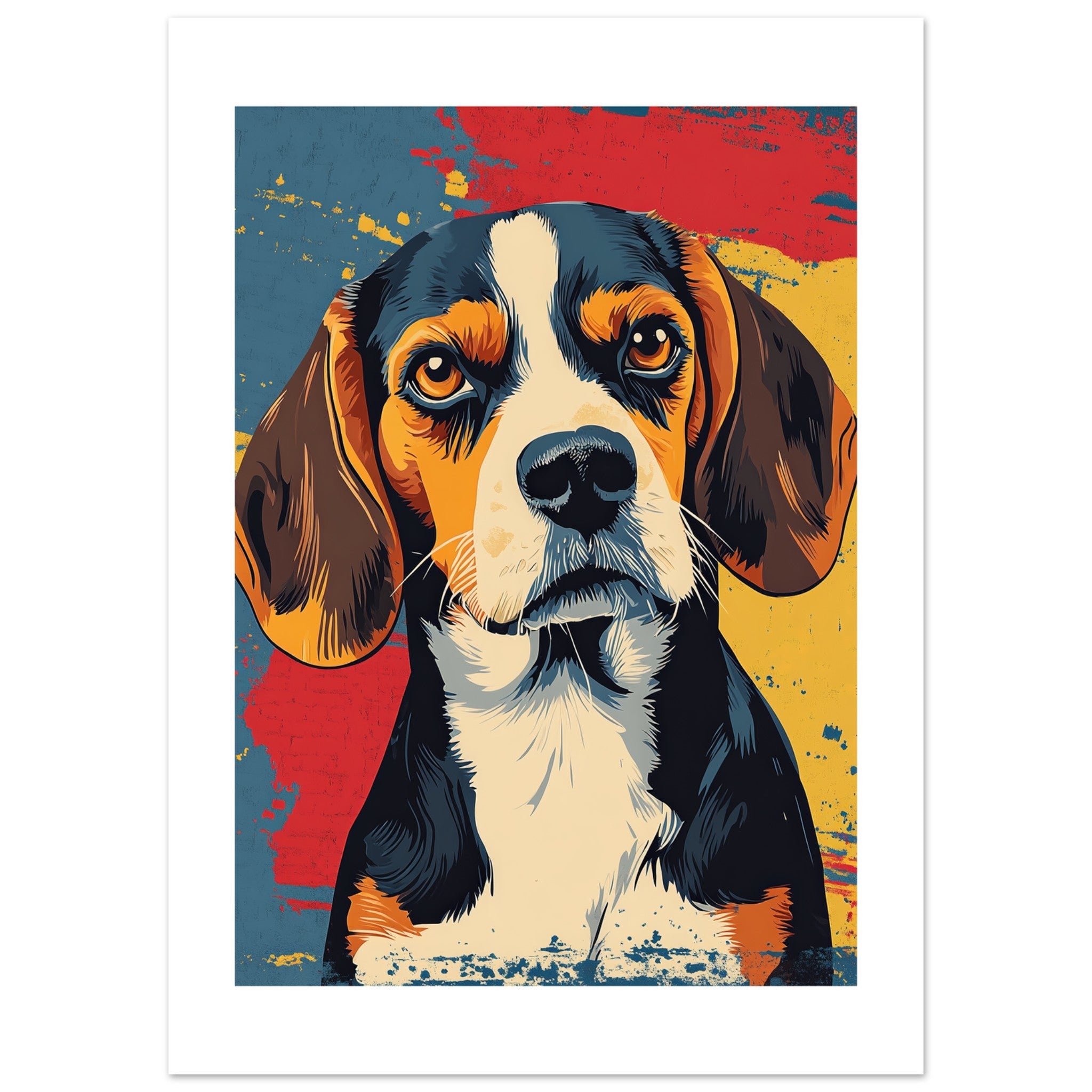Beagle poster / Beagle Art Work / Beagle Print