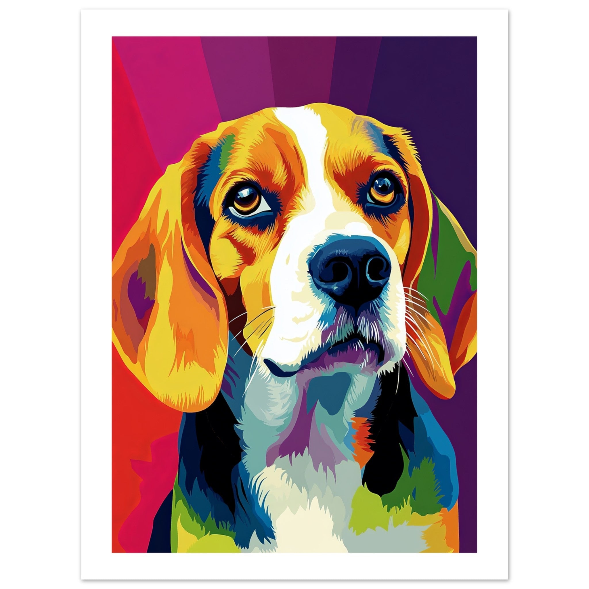 Beagle poster / Beagle Art Work / Beagle Print