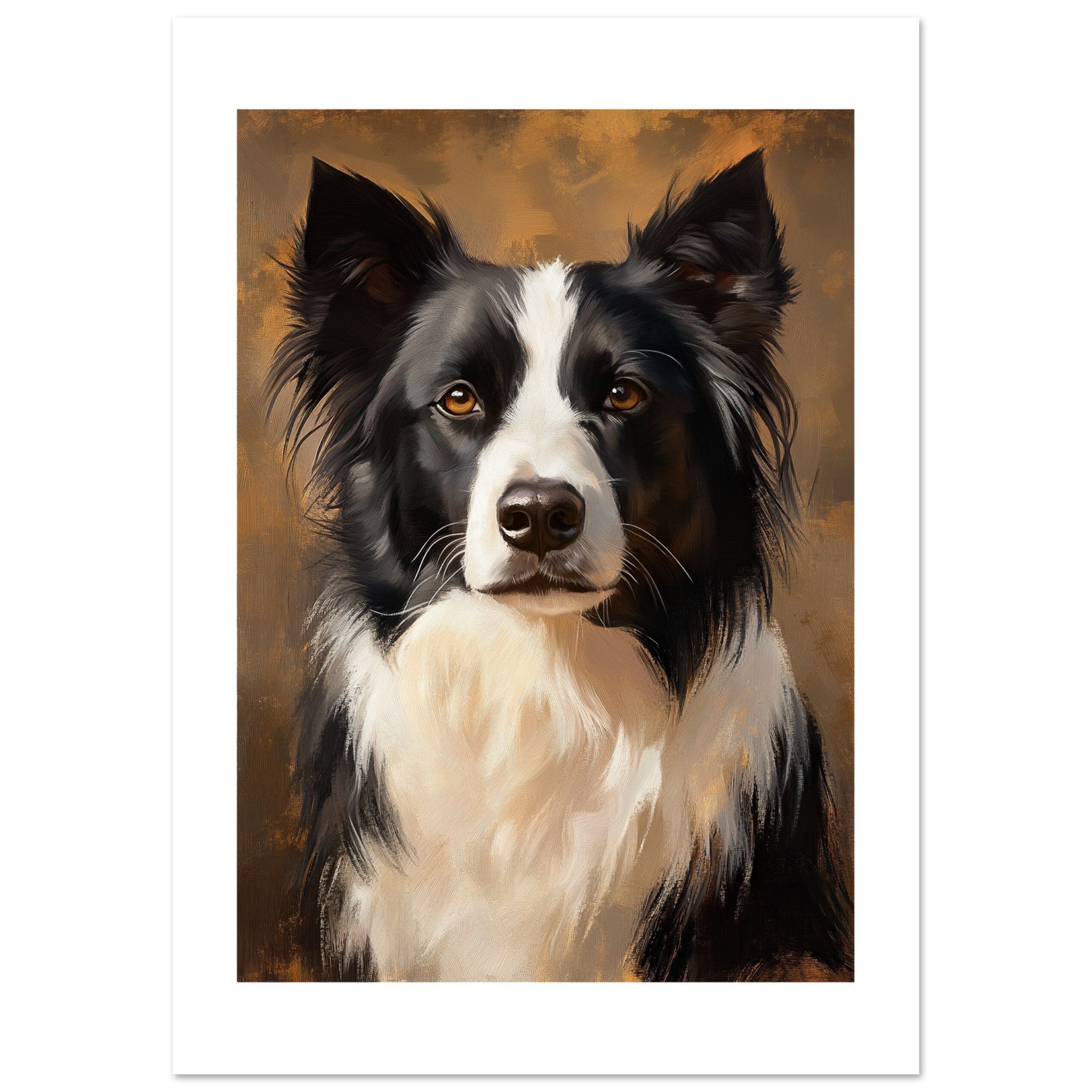 Border Collie Poster / Border Collie Art Work / Border Collie Print