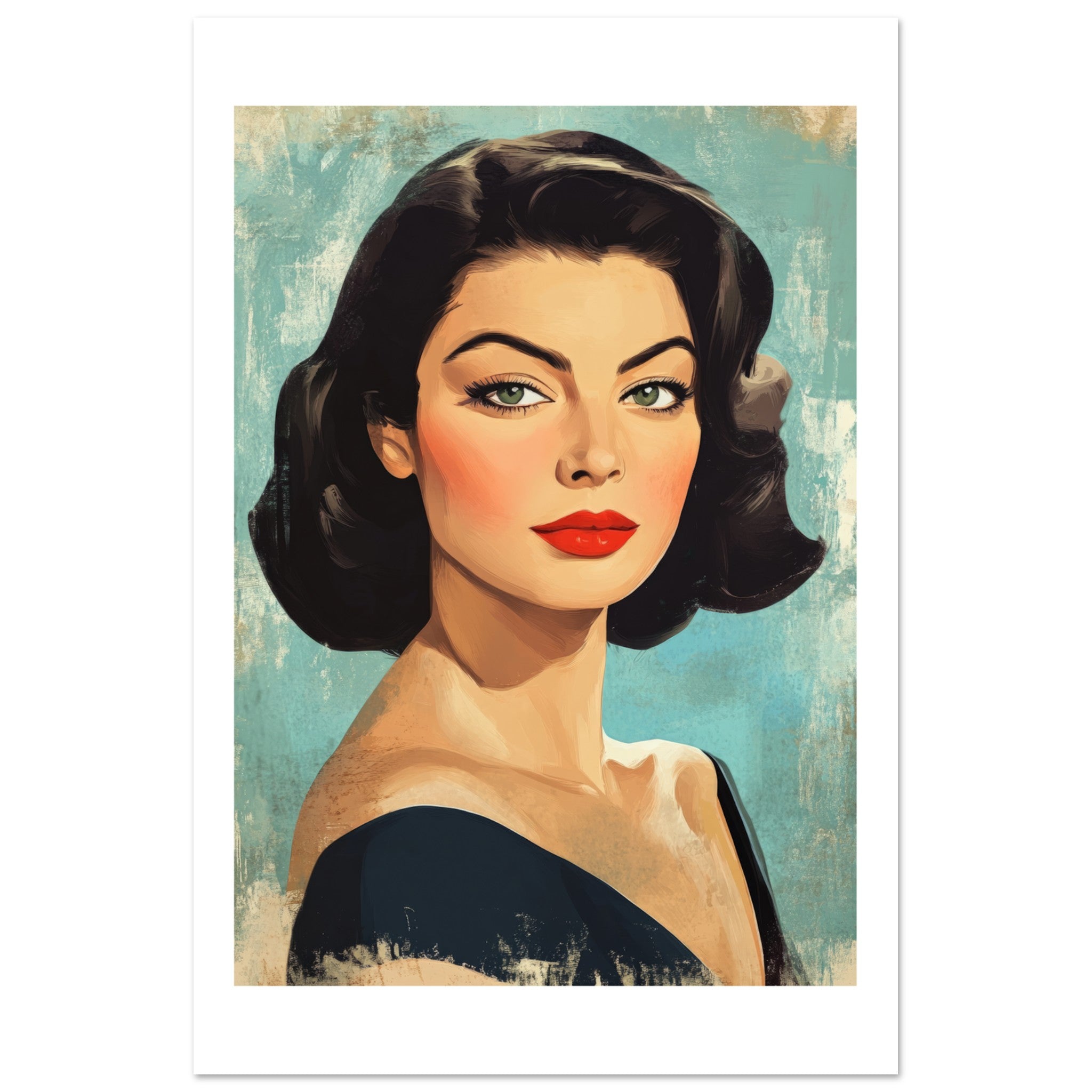 Ava Gardner Poster Art Print // Wall-Art Of Famous Ava Gardner