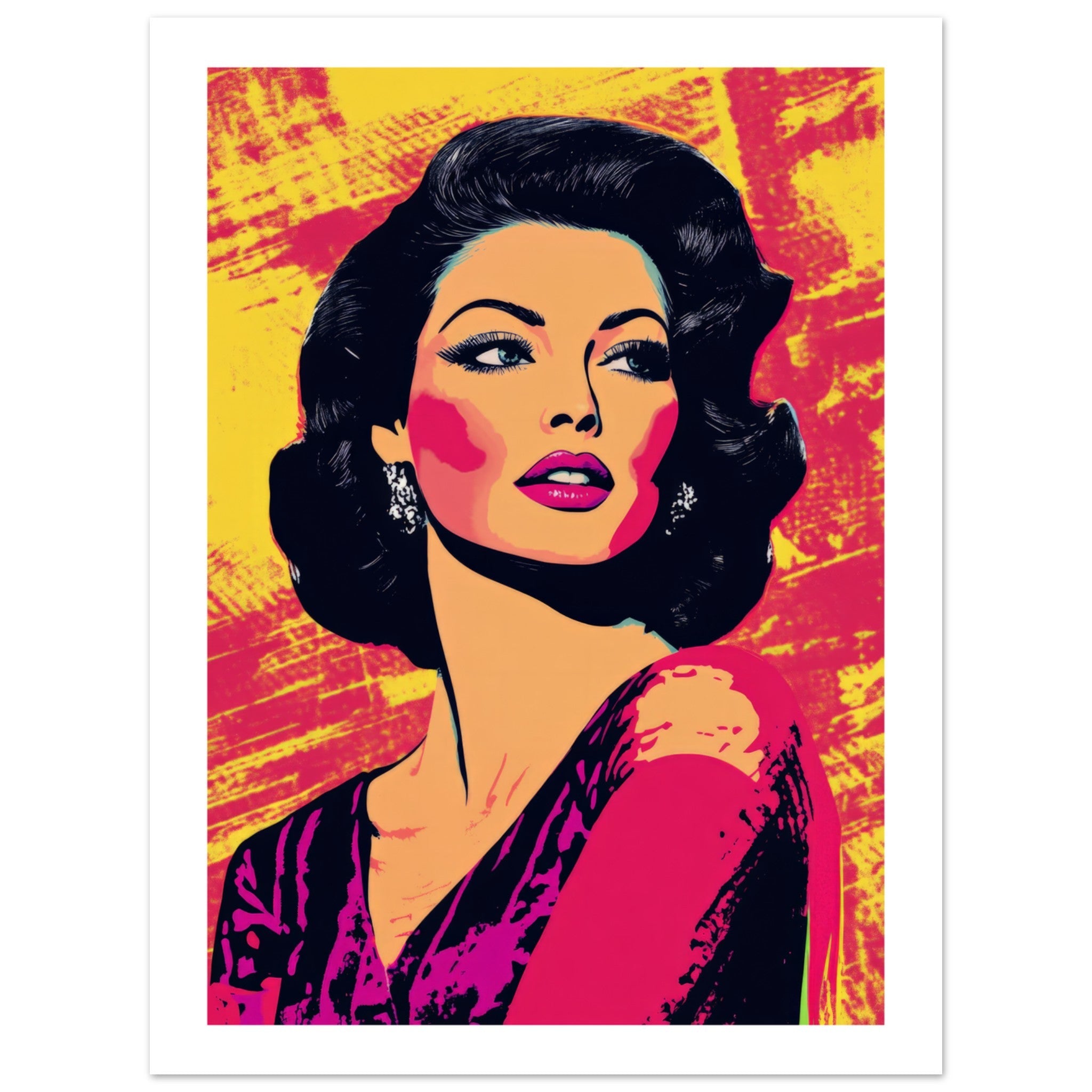 Ava Gardner Poster Art Print // Wall-Art Of Famous Ava Gardner