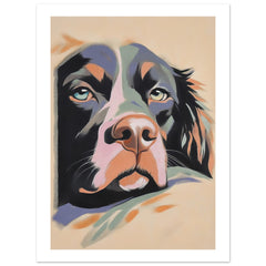 American Water Dog Relaxing Pastel Colored 2