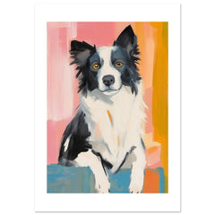 Border Collie Poster / Border Collie Art Work / Border Collie Print