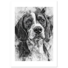 Beagle poster / Beagle Art Work / Beagle Print