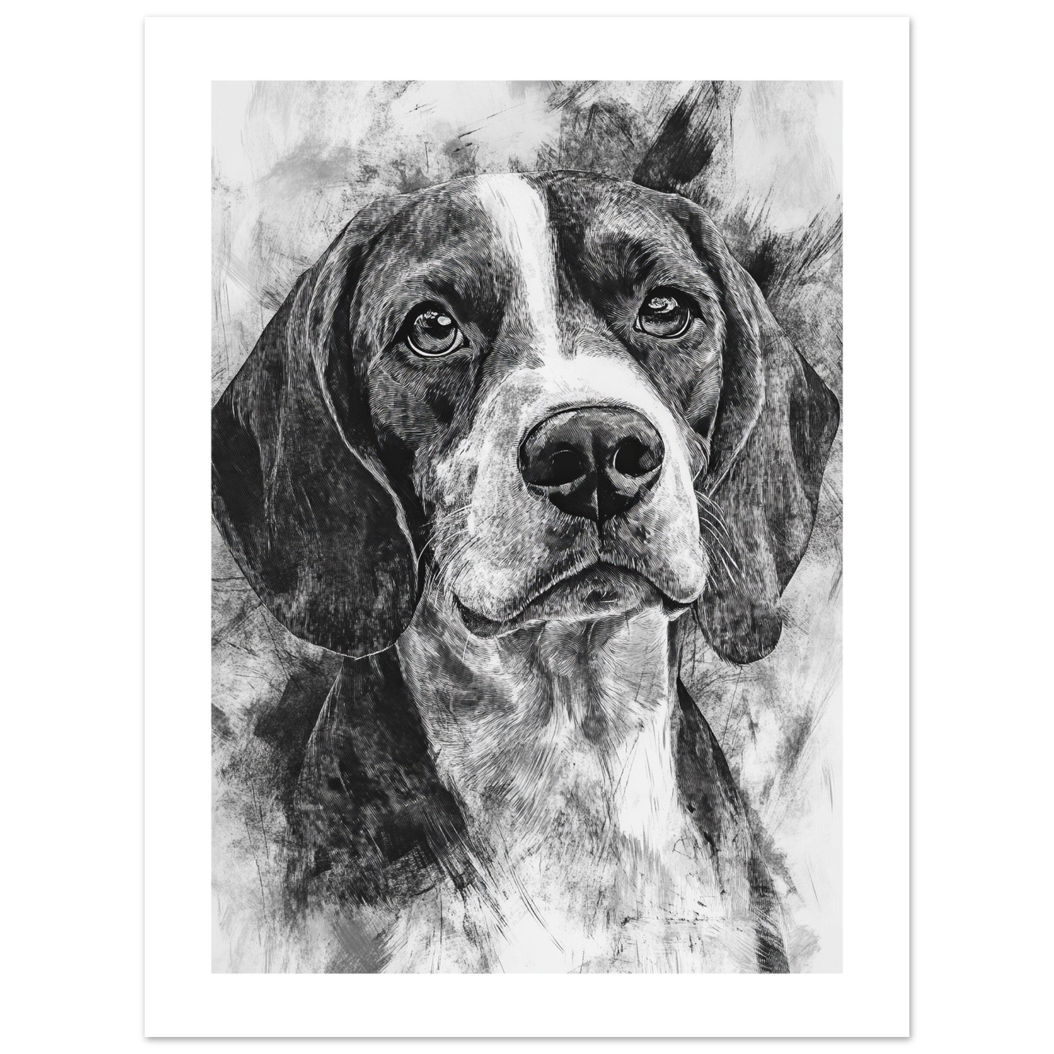 Beagle poster / Beagle Art Work / Beagle Print