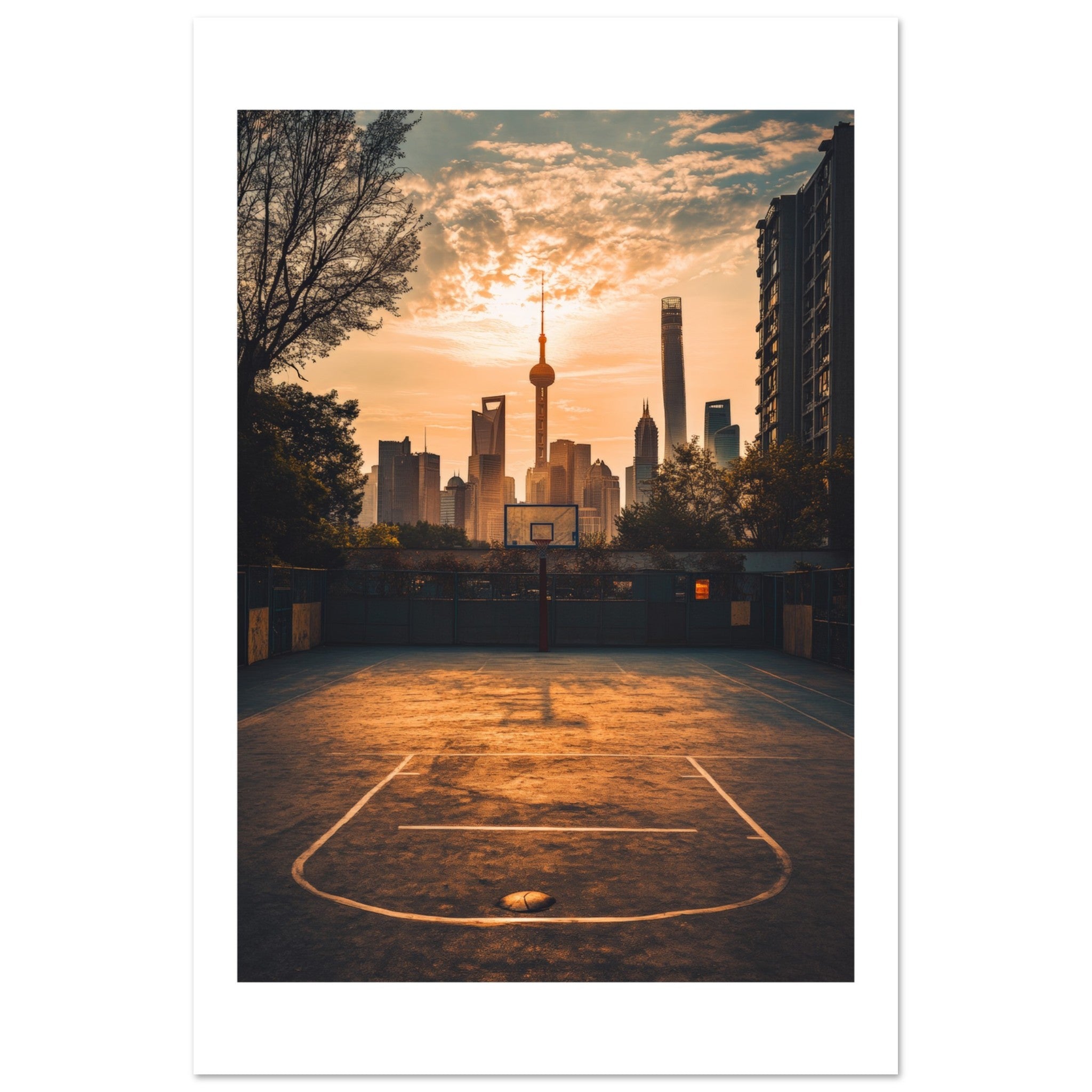Basketball Court in Shanghai China 1