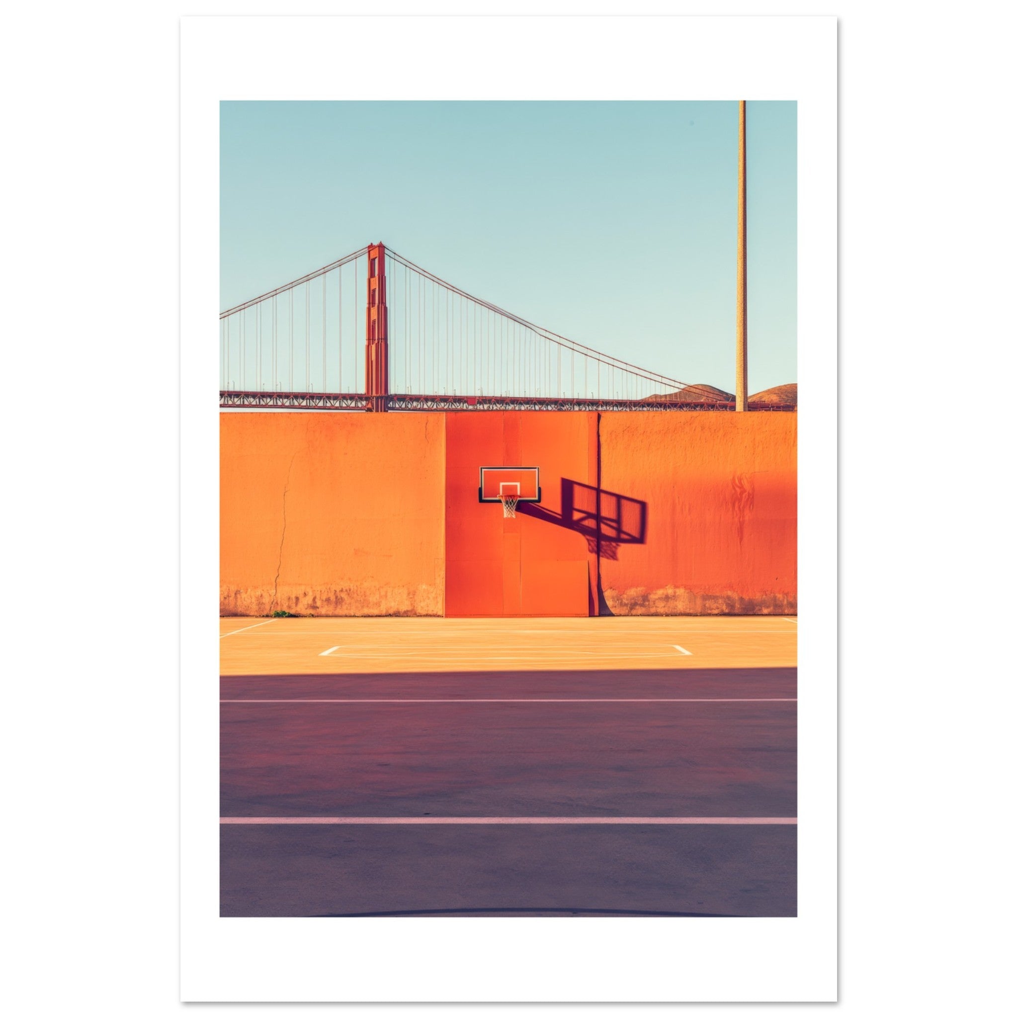 Basketball Court in Golden Gate Bridge San Francisco 1
