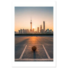 Basketball Court in Shanghai China