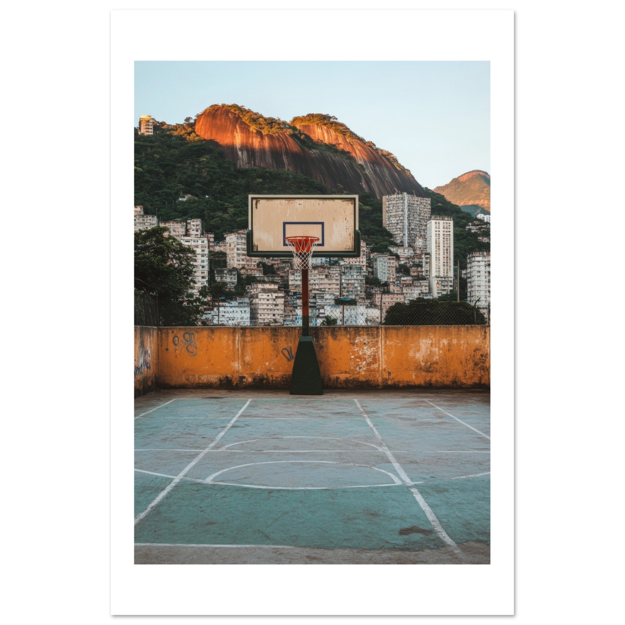 Basketball Court in Favela Rio de Janeiro 5