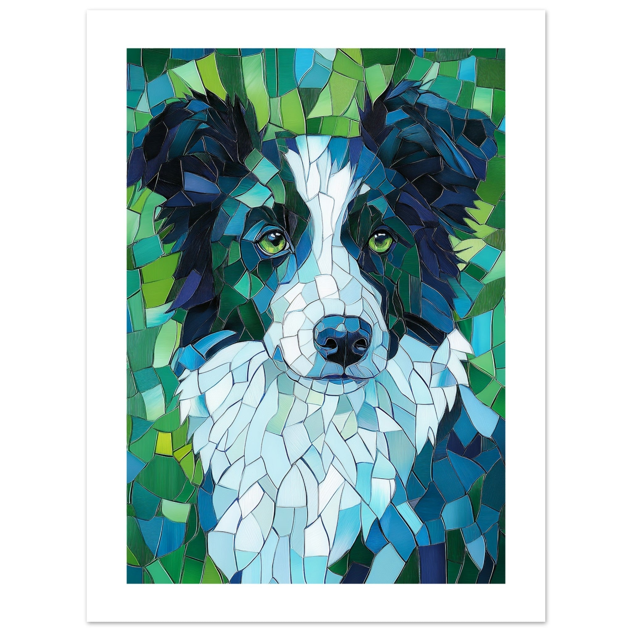 Border Collie Poster / Border Collie Art Work / Border Collie Print