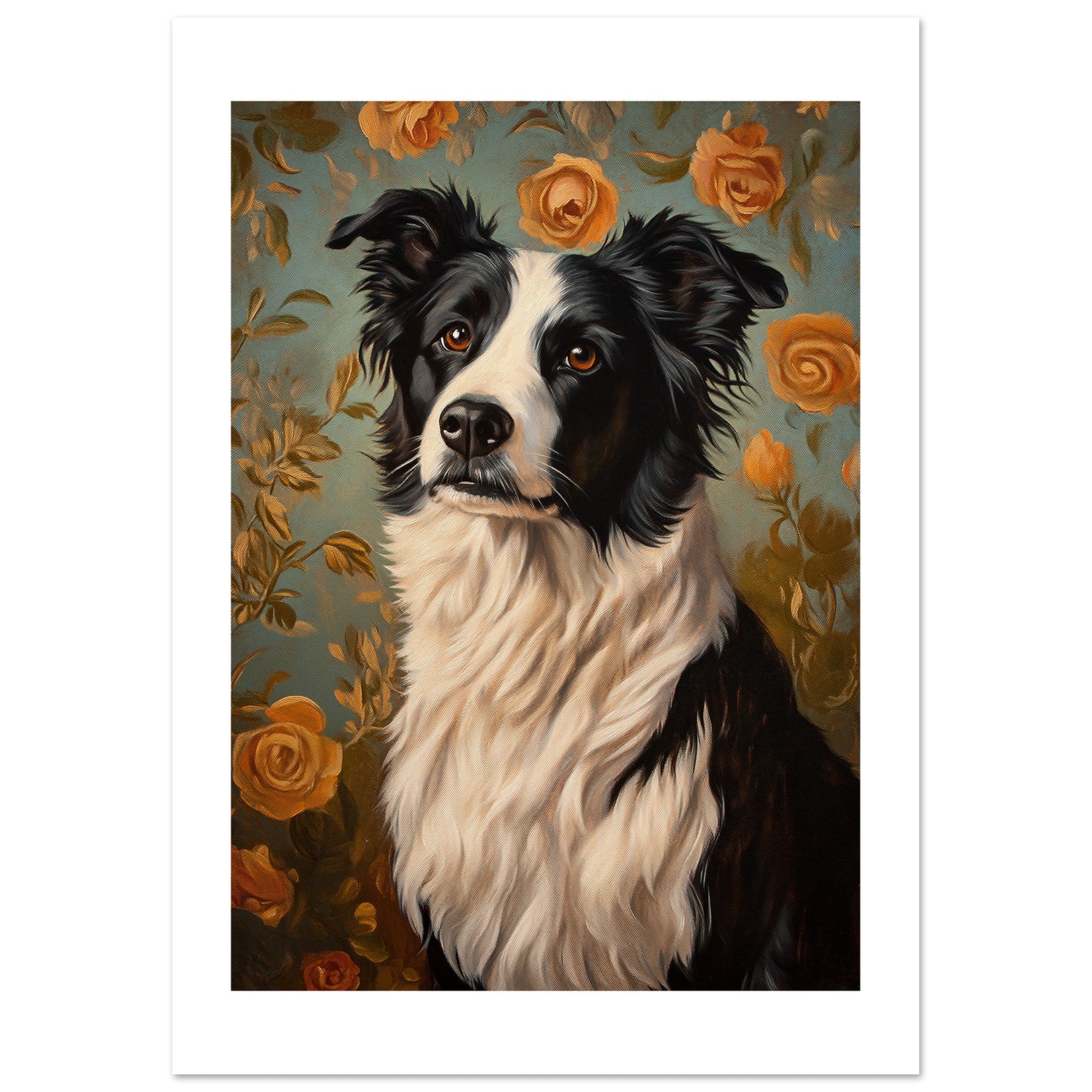 Border Collie Poster / Border Collie Art Work / Border Collie Print