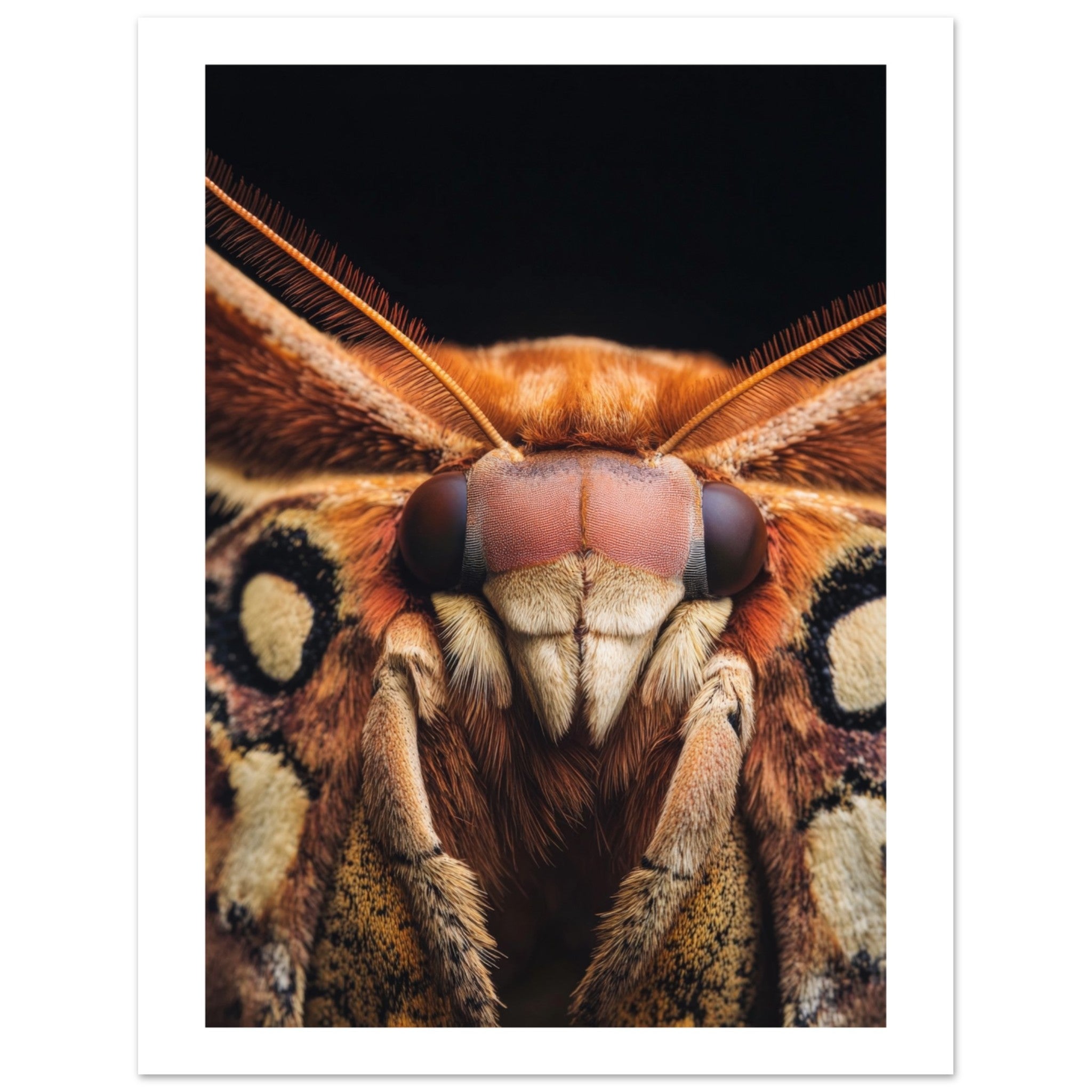 Atlas Moth portrait 2