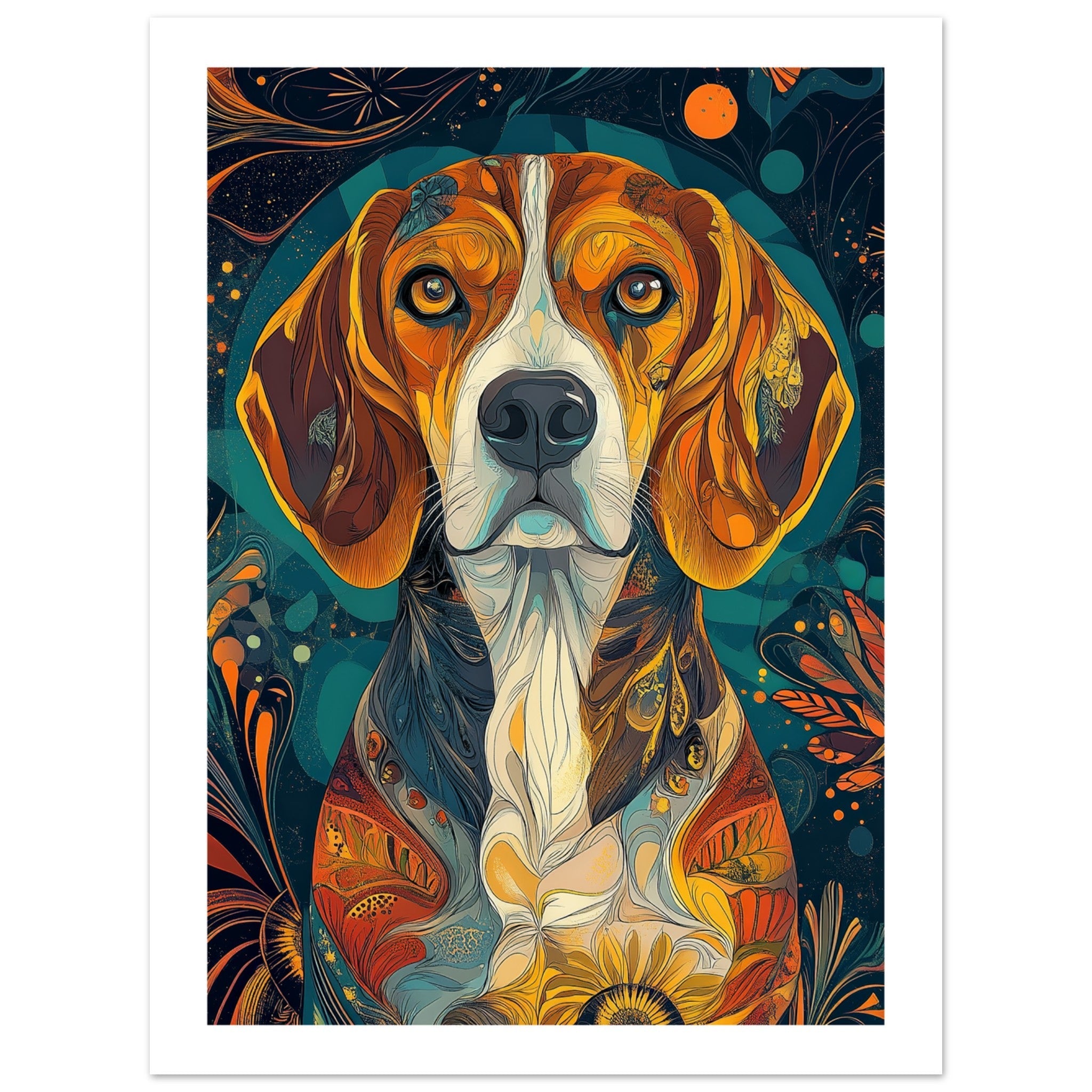 Beagle poster / Beagle Art Work / Beagle Print