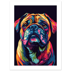 Bulldog Poster / Bulldog Art Work / Bulldog Print