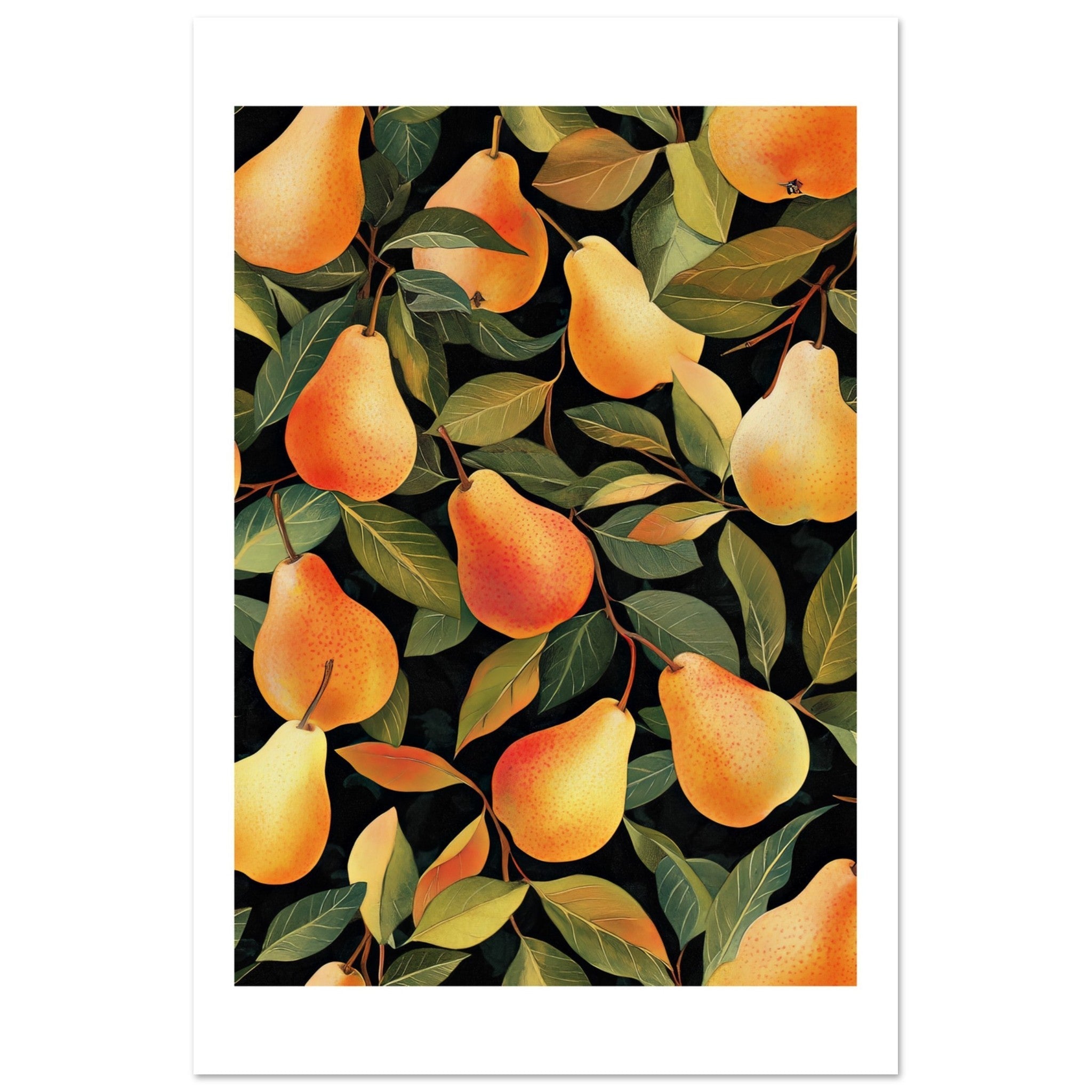 A pattern of pears