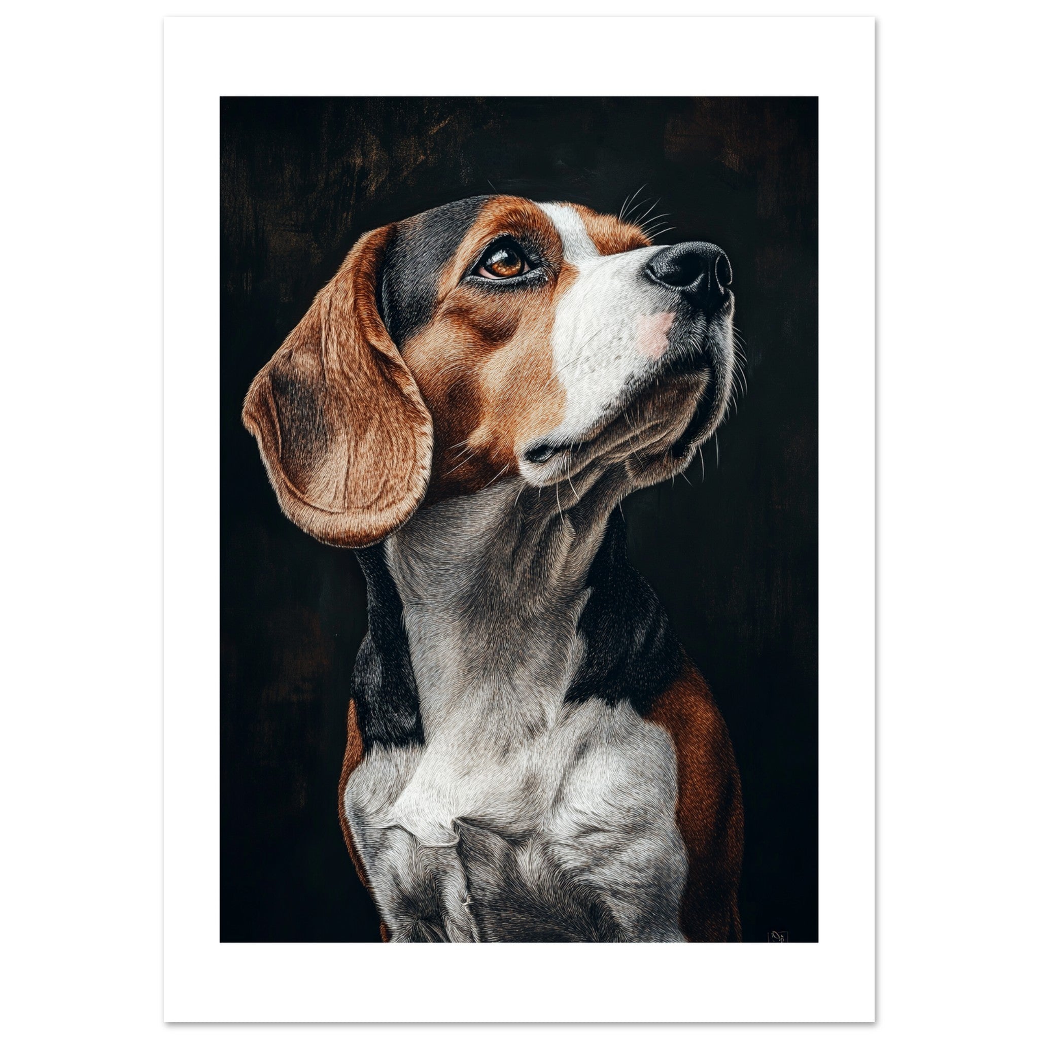 Beagle poster / Beagle Art Work / Beagle Print