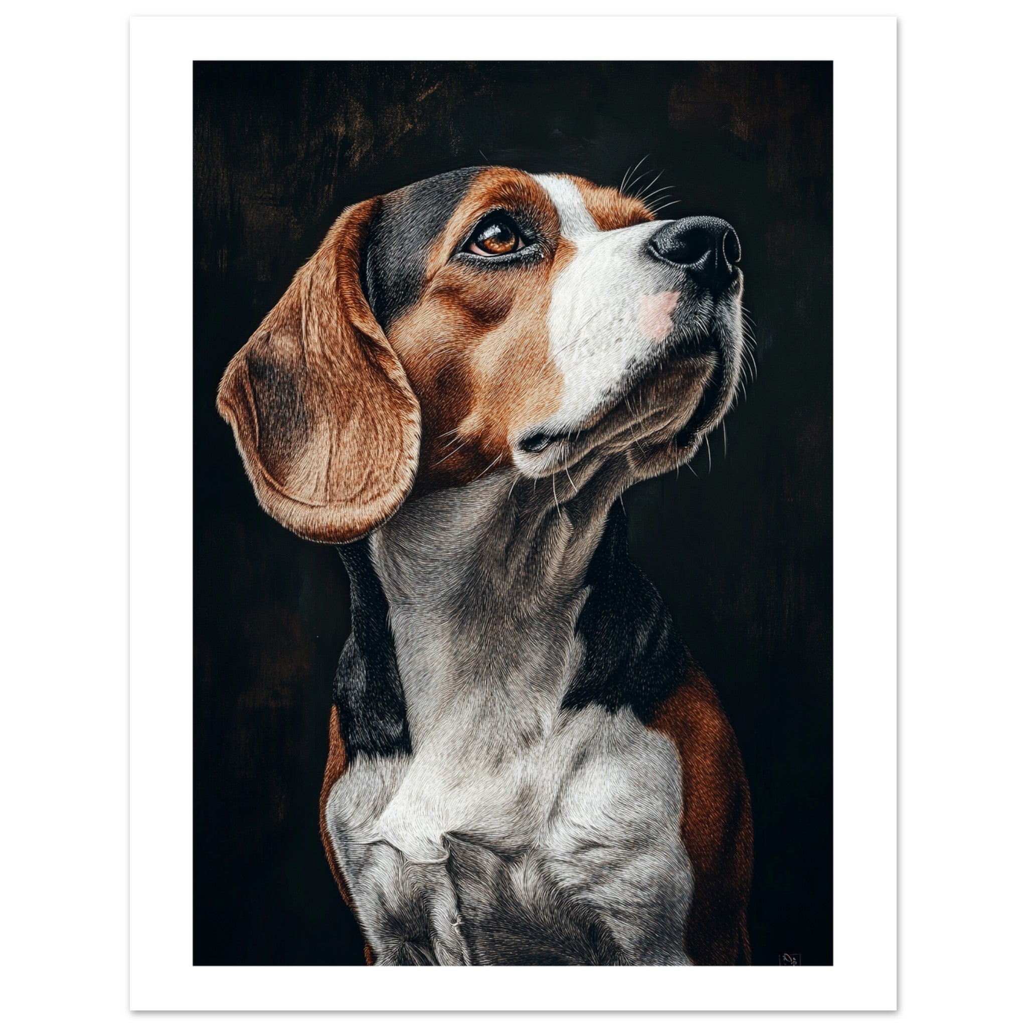 Beagle poster / Beagle Art Work / Beagle Print