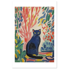 Bombay Cat Inspired by Matisse