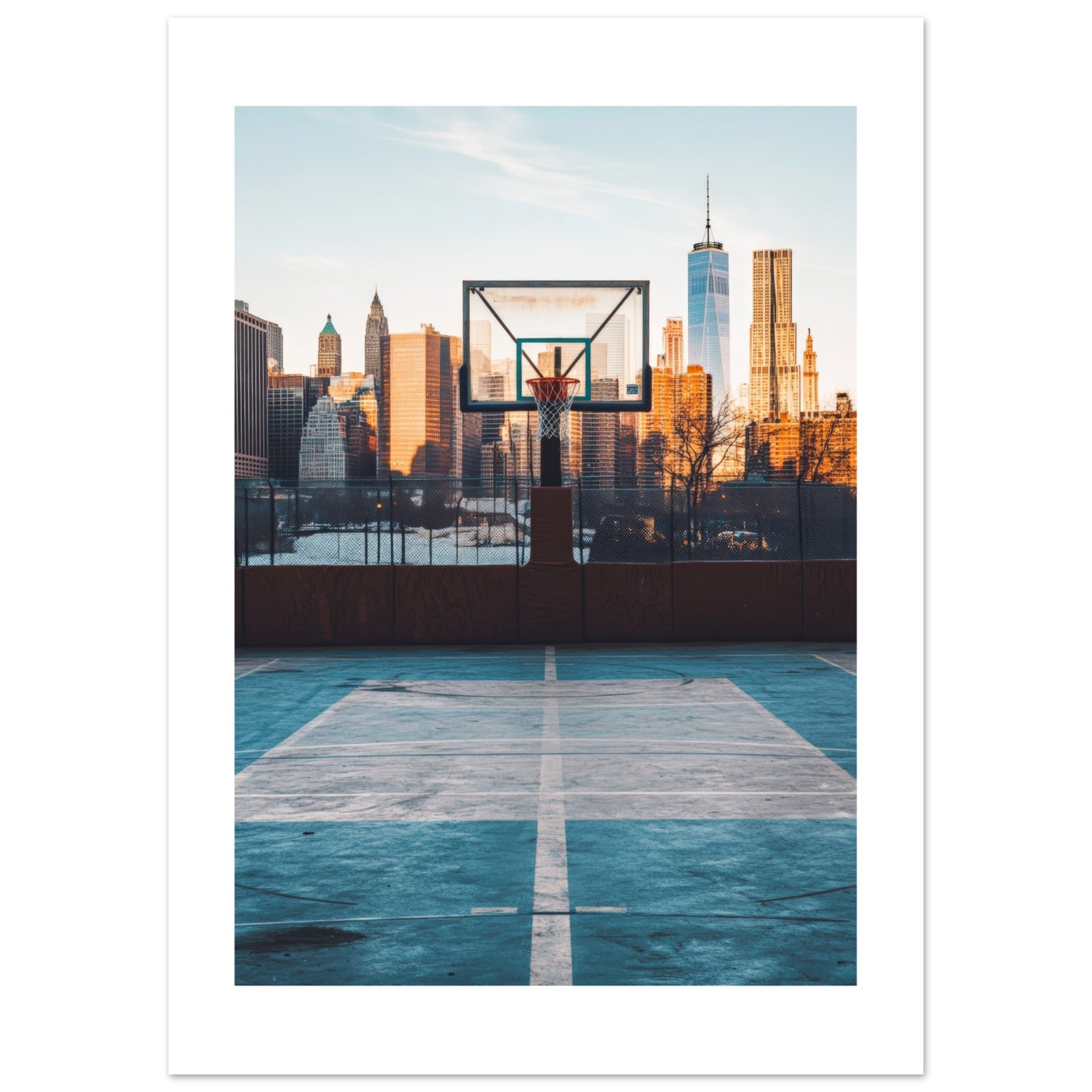 Basketball Court in New York City