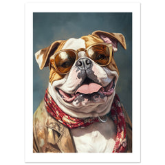 Bulldog Poster / Bulldog Art Work / Bulldog Print