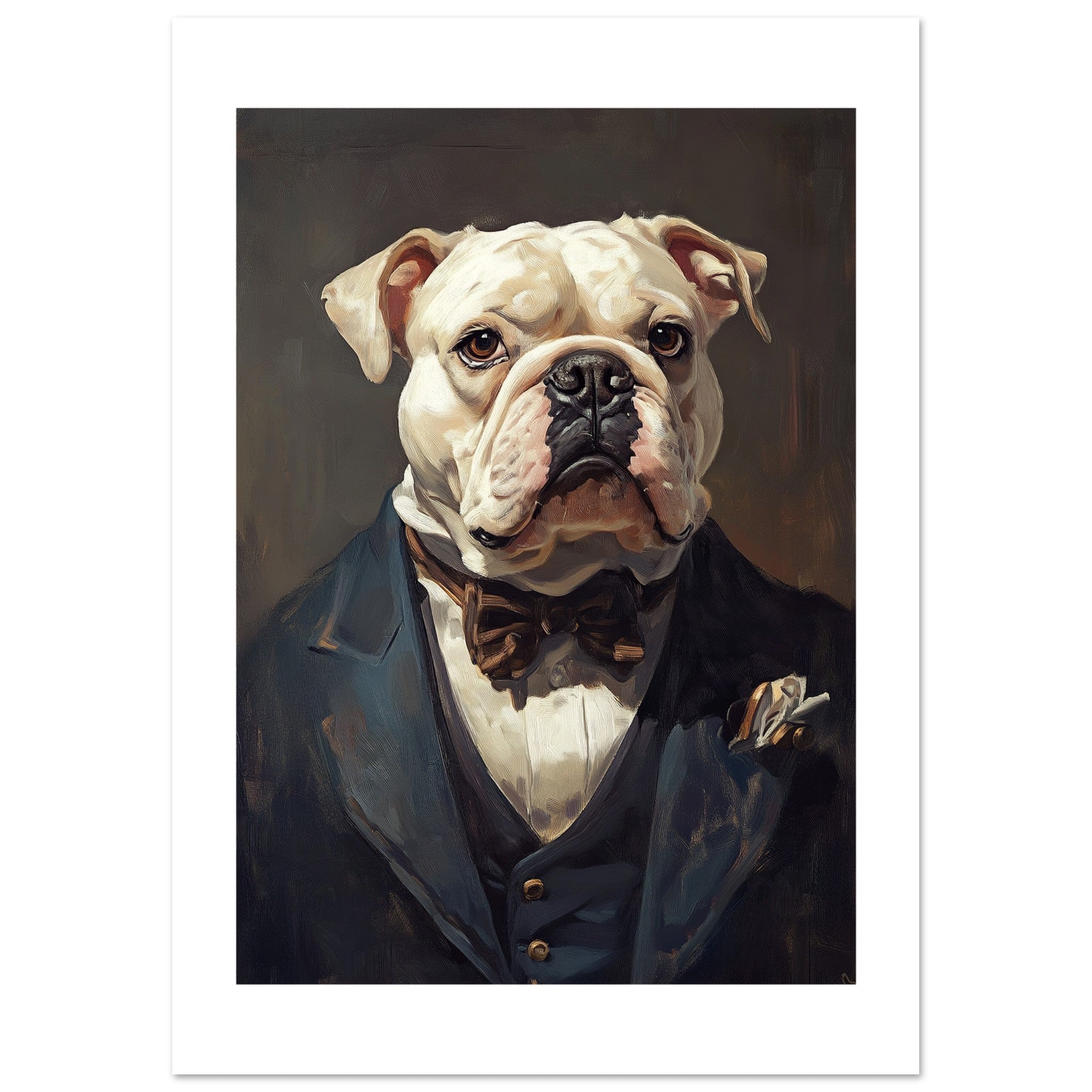Bulldog Poster / Bulldog Art Work / Bulldog Print