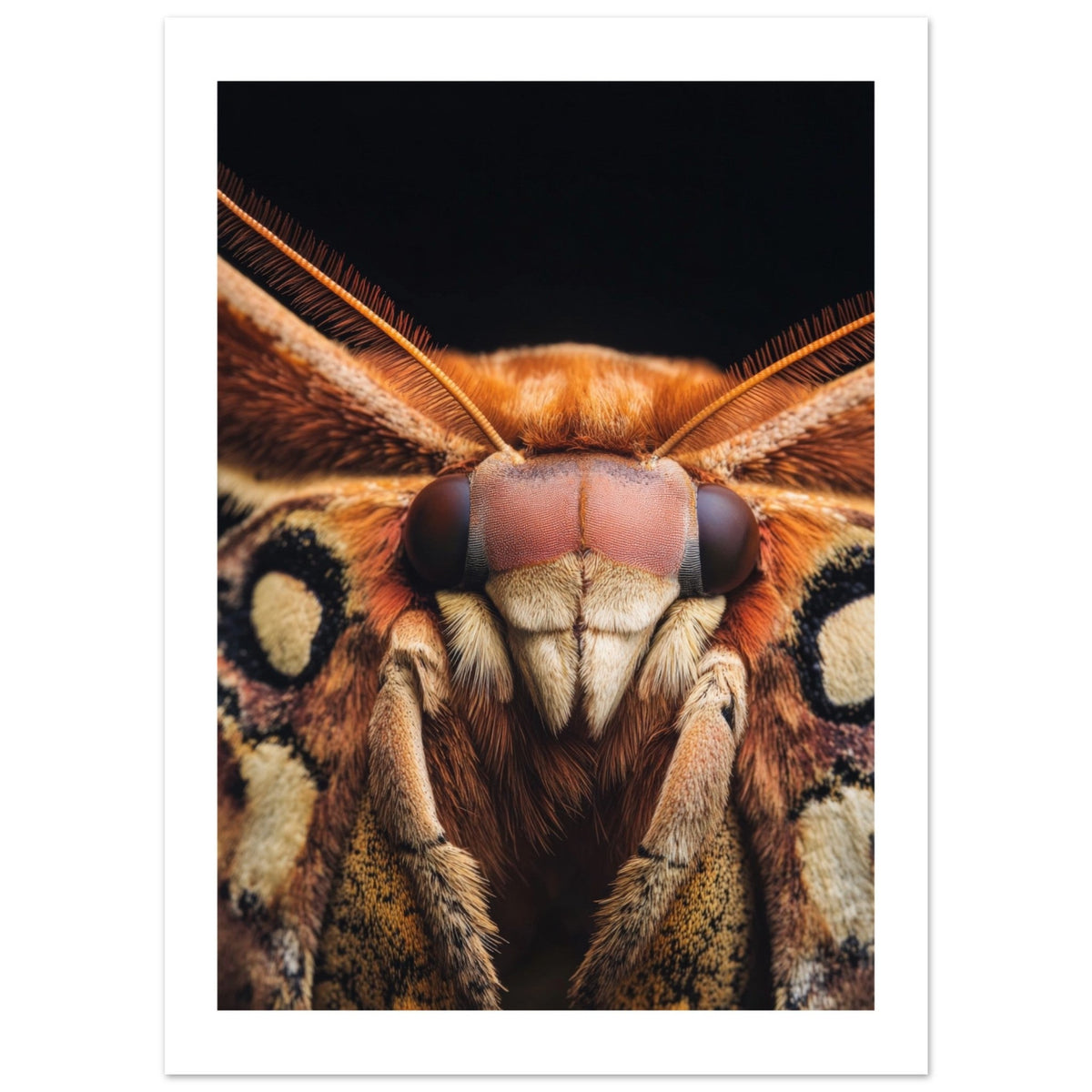 Atlas Moth portrait 2