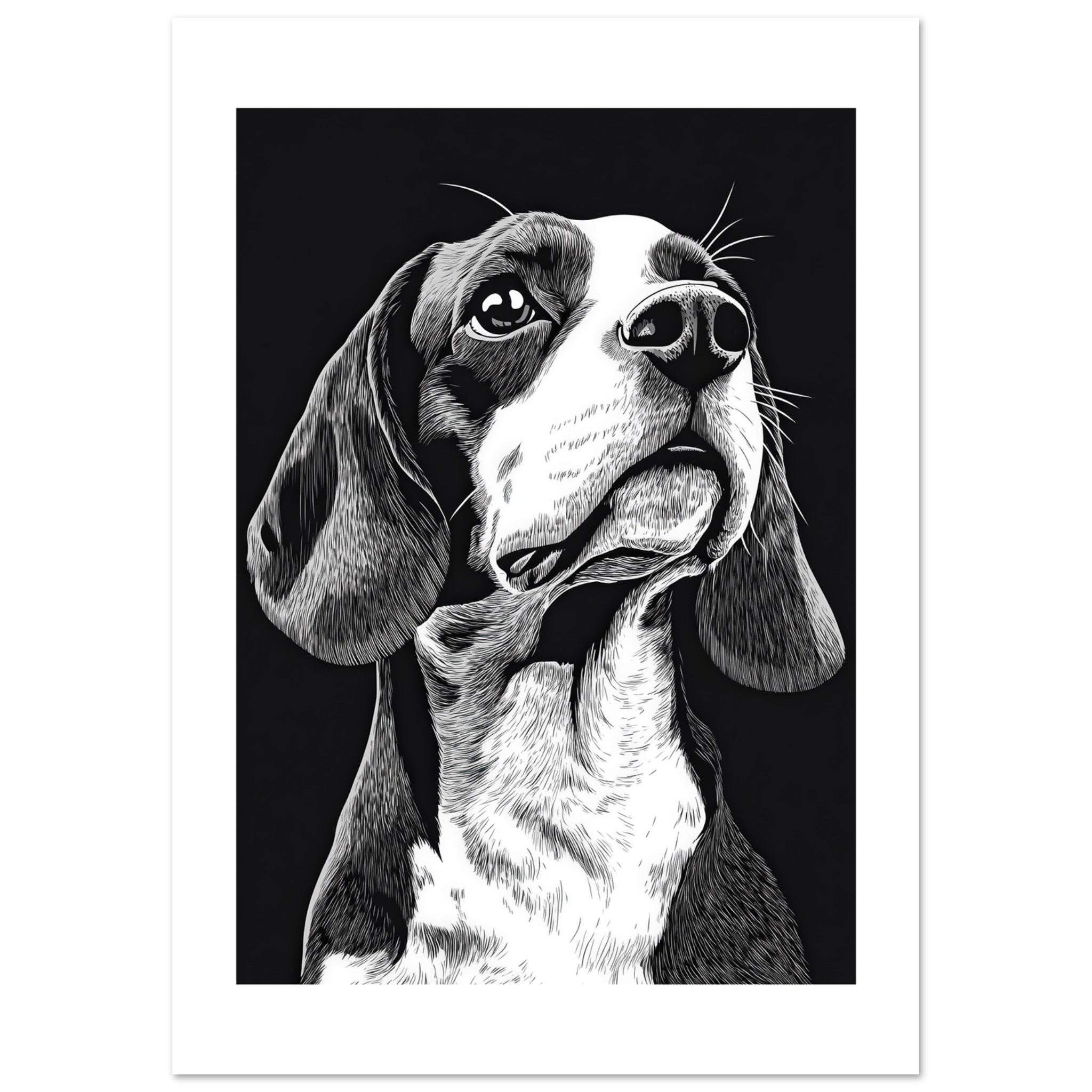 Beagle poster / Beagle Art Work / Beagle Print