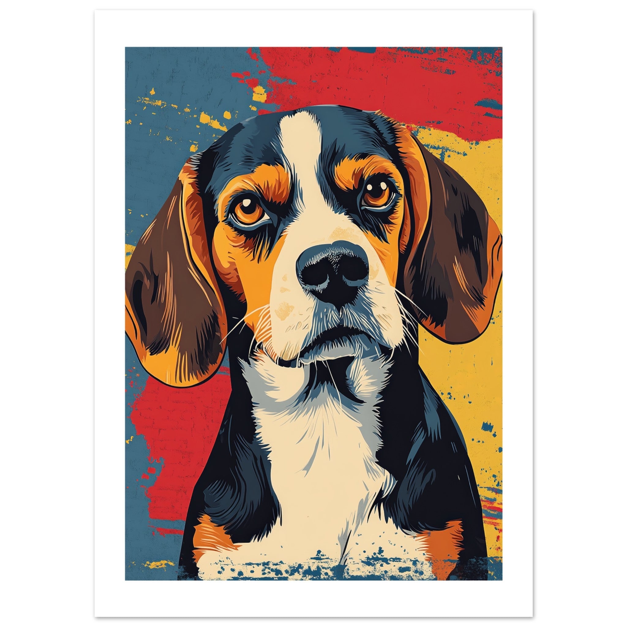 Beagle poster / Beagle Art Work / Beagle Print