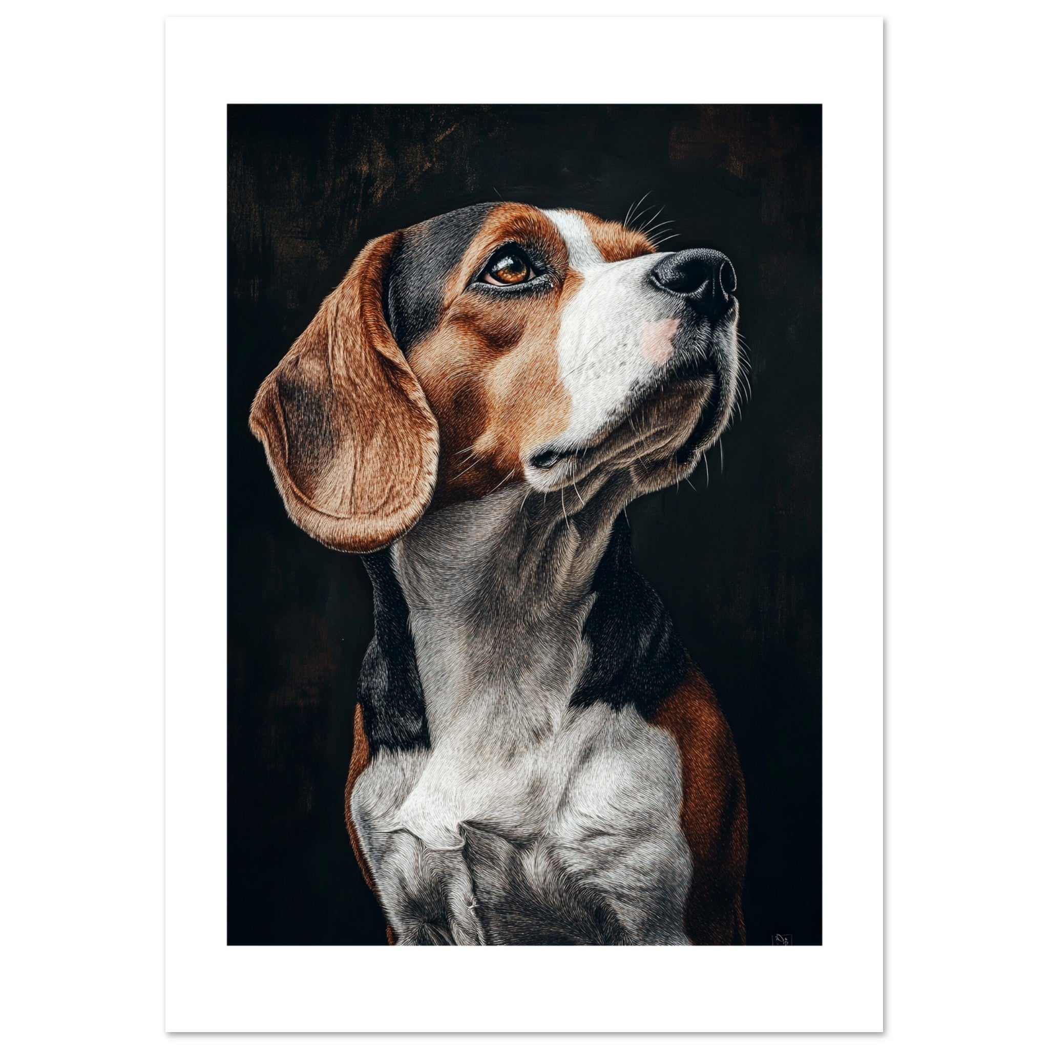 Beagle poster / Beagle Art Work / Beagle Print