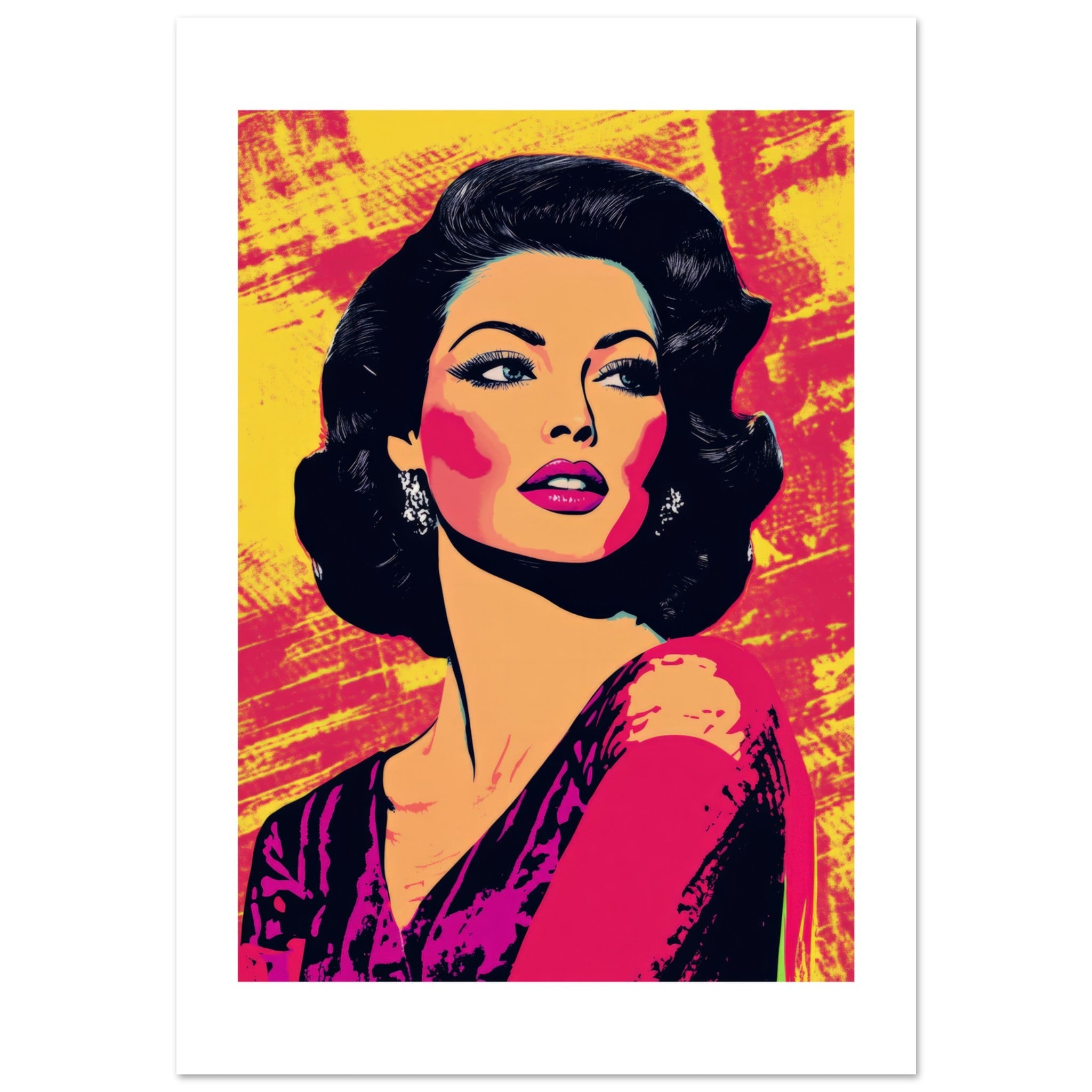 Ava Gardner Poster Art Print // Wall-Art Of Famous Ava Gardner