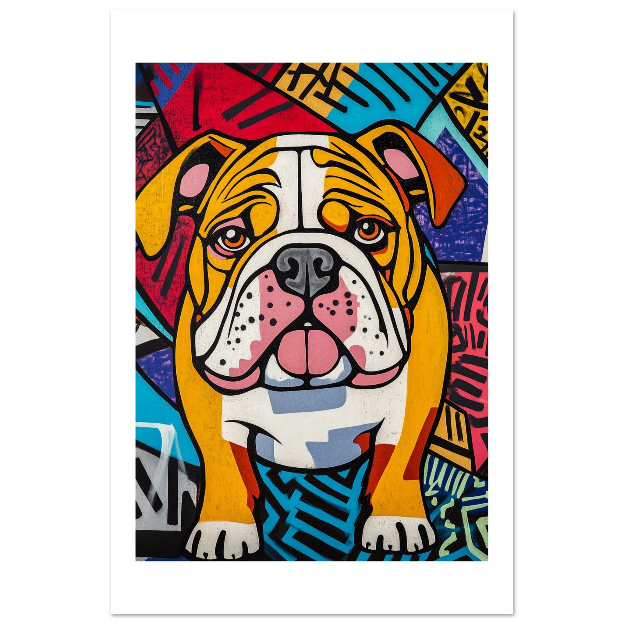 Bulldog Poster / Bulldog Art Work / Bulldog Print