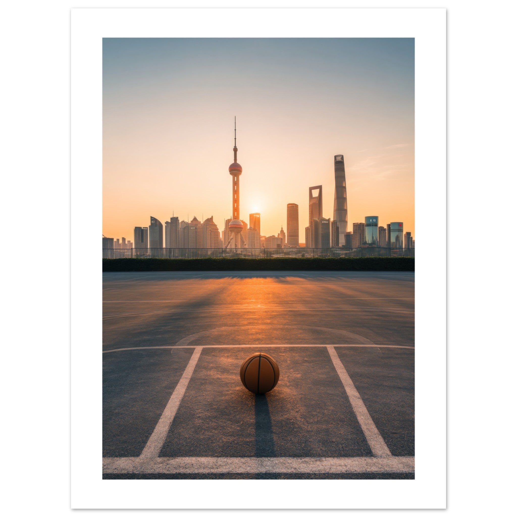 Basketball Court in Shanghai China